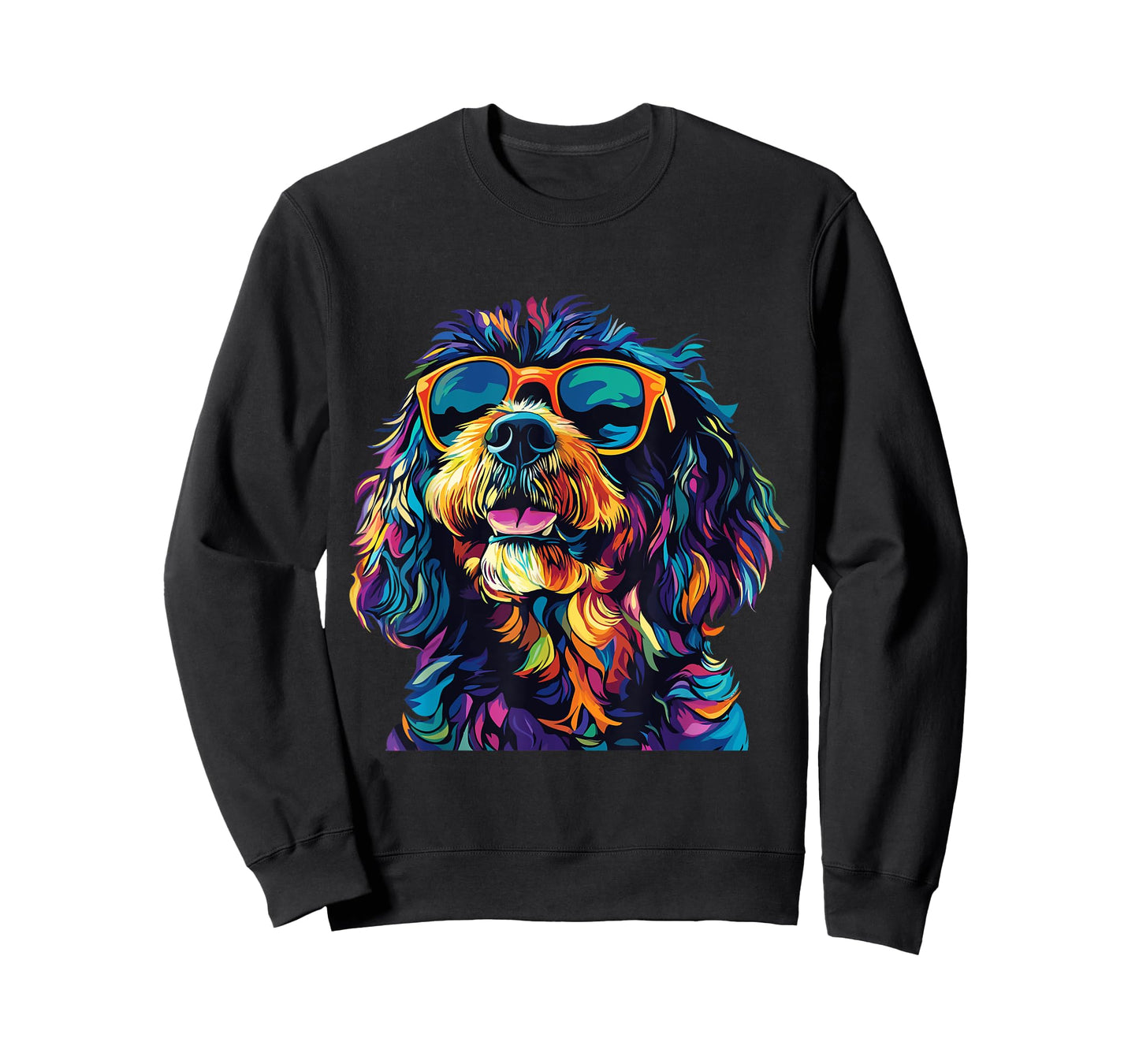 Bernedoodle Lover Sunglasses Pop Art Funny Bernedoodle T-Shirt