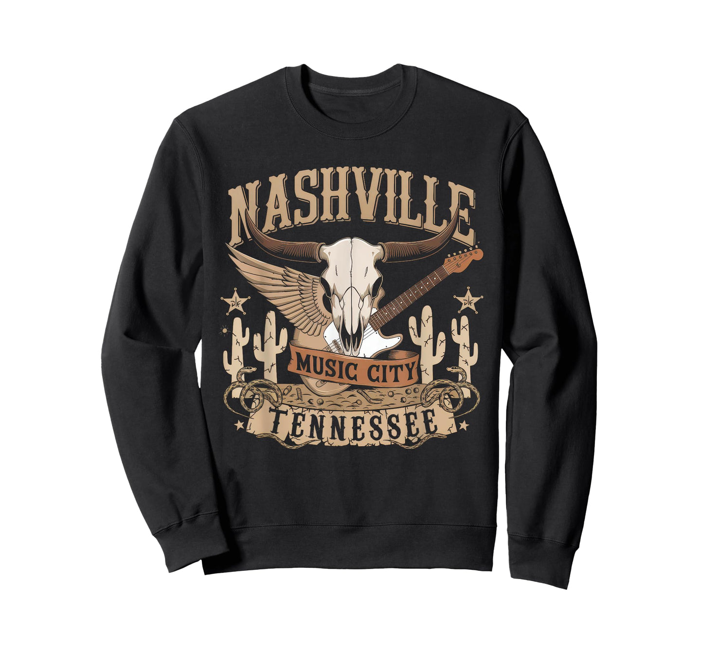 Nashville Music City Tshirt Women Men Tennessee Rock Country T-Shirt