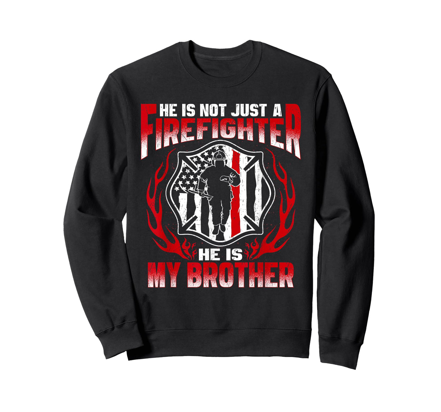 My Brother Is A Firefighter Hero - Proud Fire Sibling Gifts T-Shirt