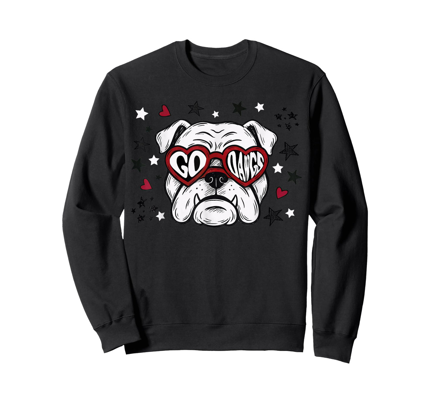 Retro Bulldog Name Personalized Go Dawg for Men Women Kid T-Shirt