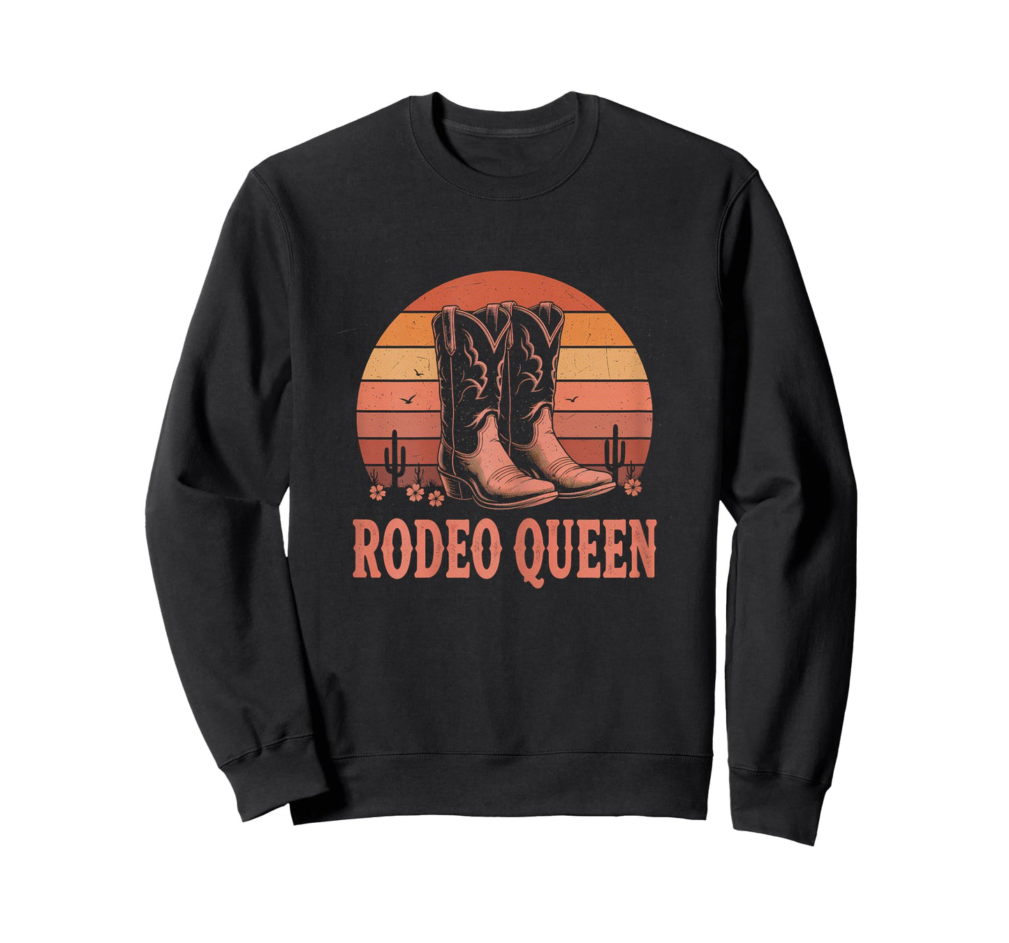 Rodeo Queen Western Country Girls Boots Cowgirl T-Shirt