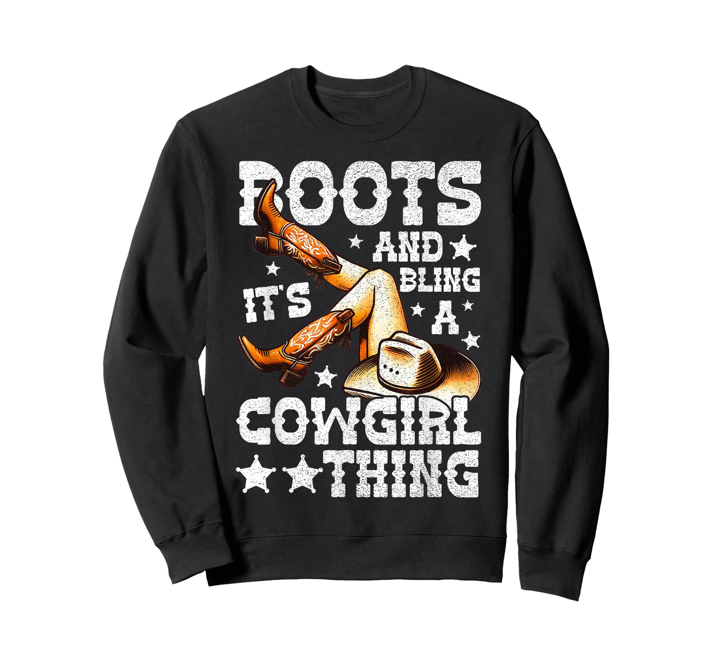 Boots and Bling its a Cowgirl Thing Cute Love Country Life T-Shirt