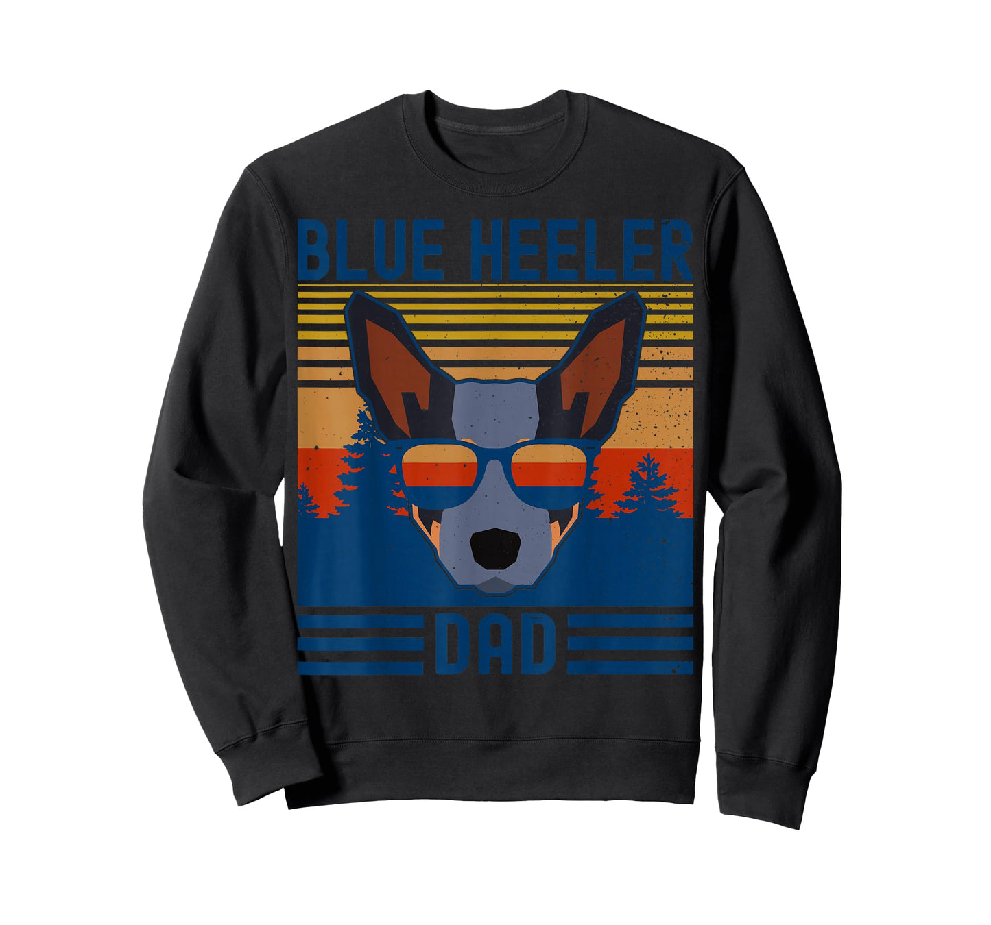 Funny Australian Cattle Dog Blue Heeler Dad T-Shirt