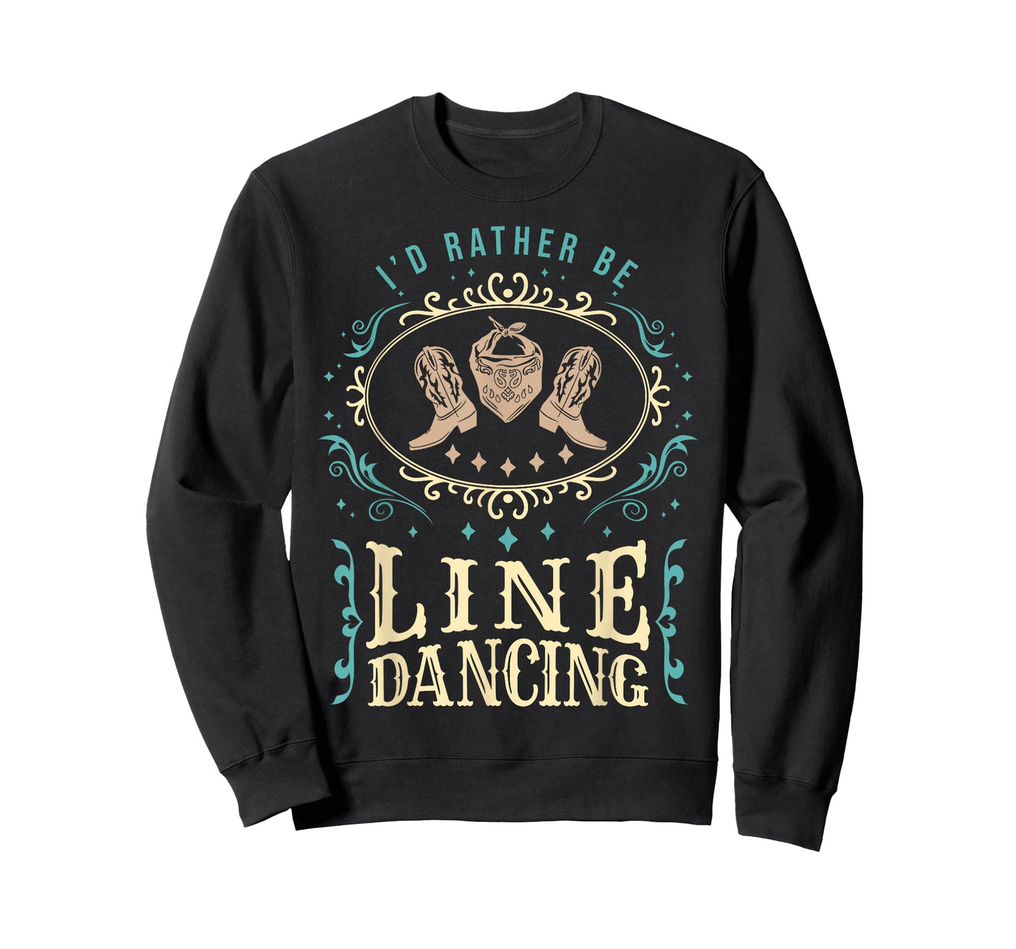 I'd Rather Be Line Dancing Funny Line Dance T-Shirt