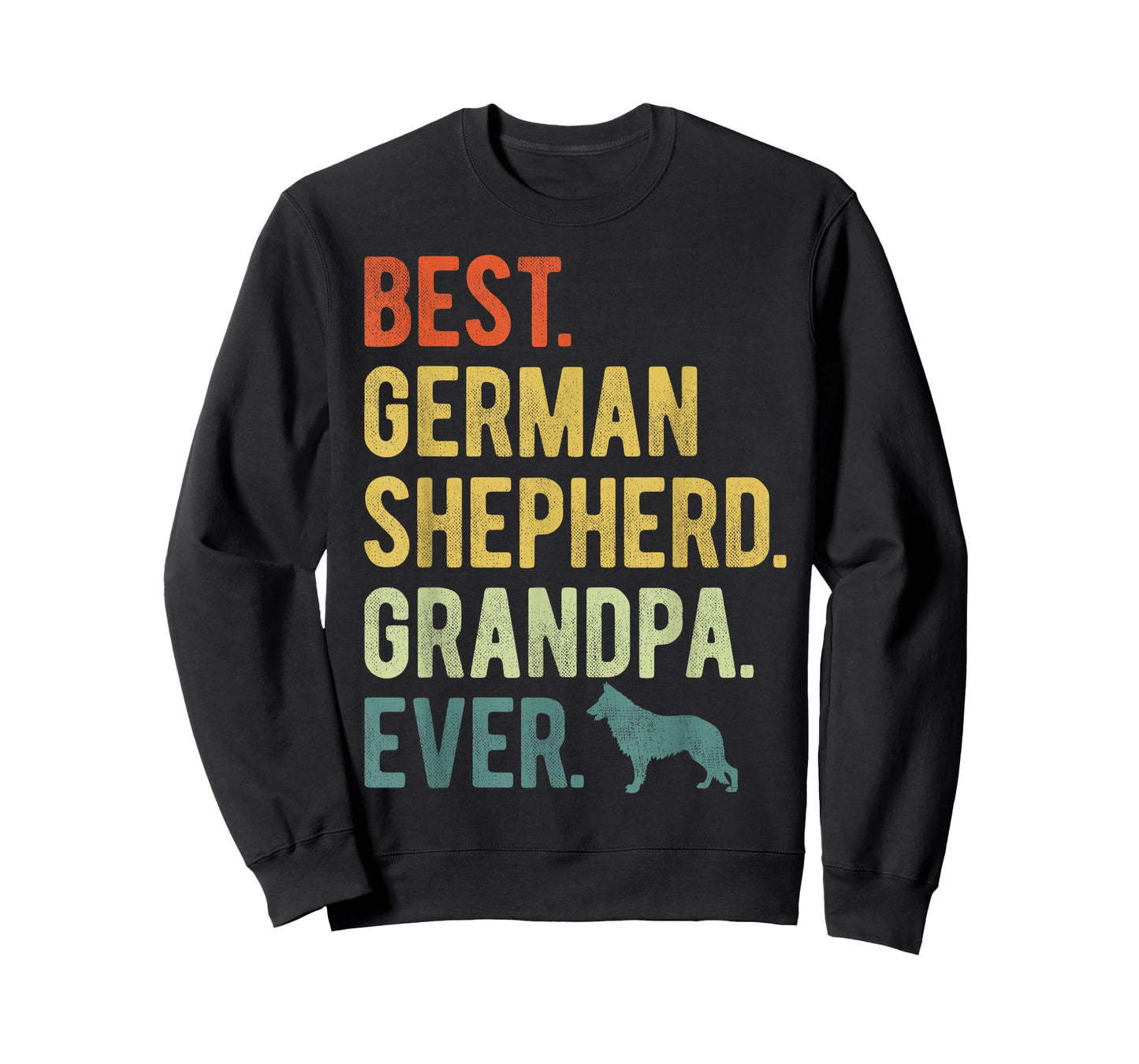 Best German Shepherd Grandpa Ever Dog Lovers Father's Day T-Shirt