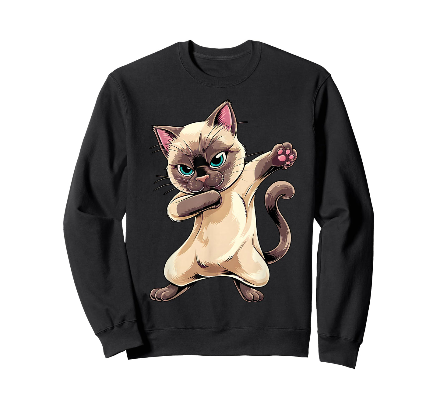 Dabbing Siamese Cat Dance Design for Cat Lovers T-Shirt