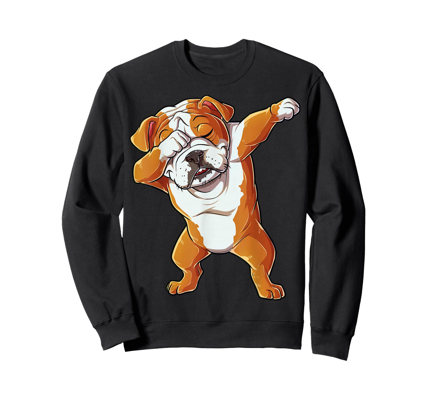 Dabbing English Bulldog T Shirt Boys Dab Dance Puppy Lover T-Shirt