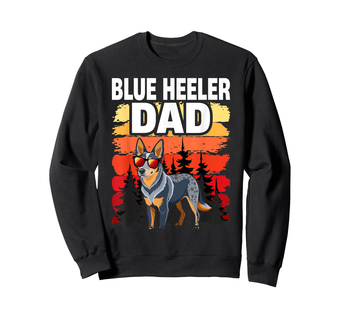 Funny Australian Cattle Dog Blue Heeler Dad T-Shirt