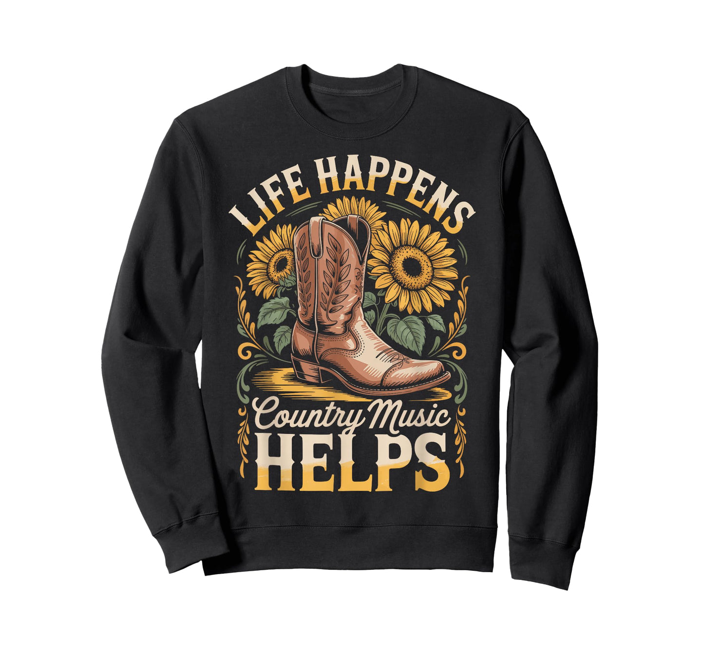 Life Happens Country Music Helps T-Shirt