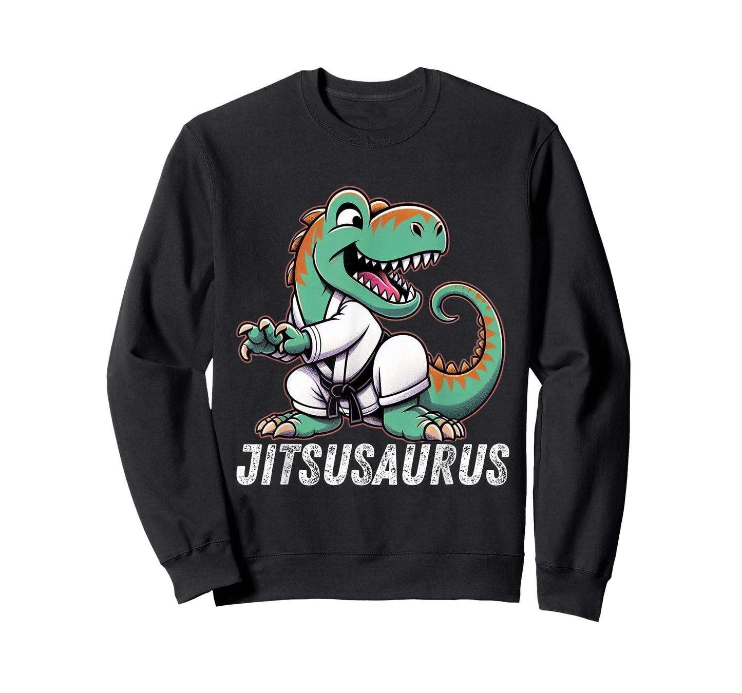 Jitsusaurus Funny BJJ T-Rex Martial Arts for Jiu Jitsu Funny T-Shirt