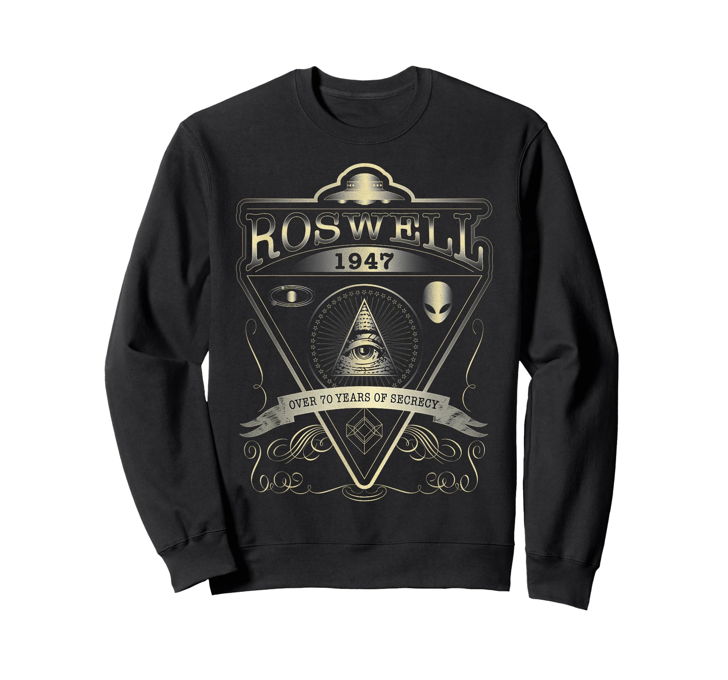 Roswell 1947 Alien T Shirt - Vintage Style UFO, Area 51 T-Shirt