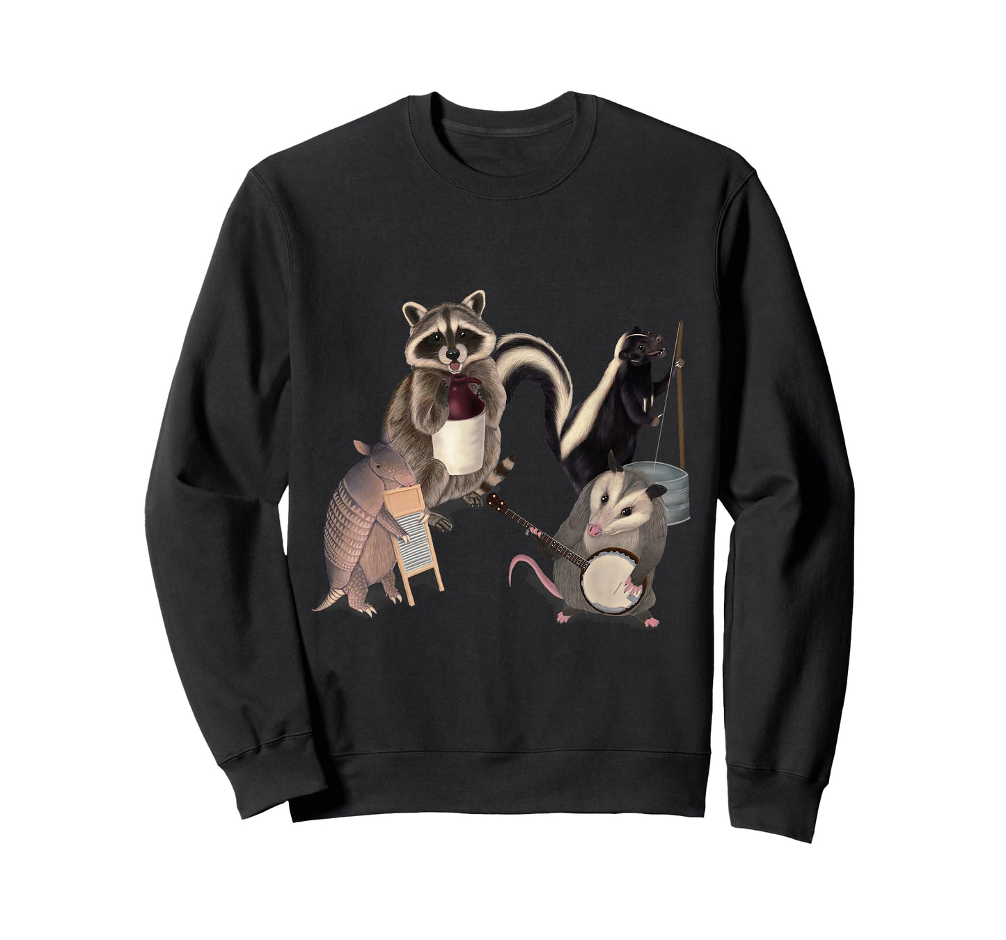 Roadkill Animals Playing Instruments T-Shirt
