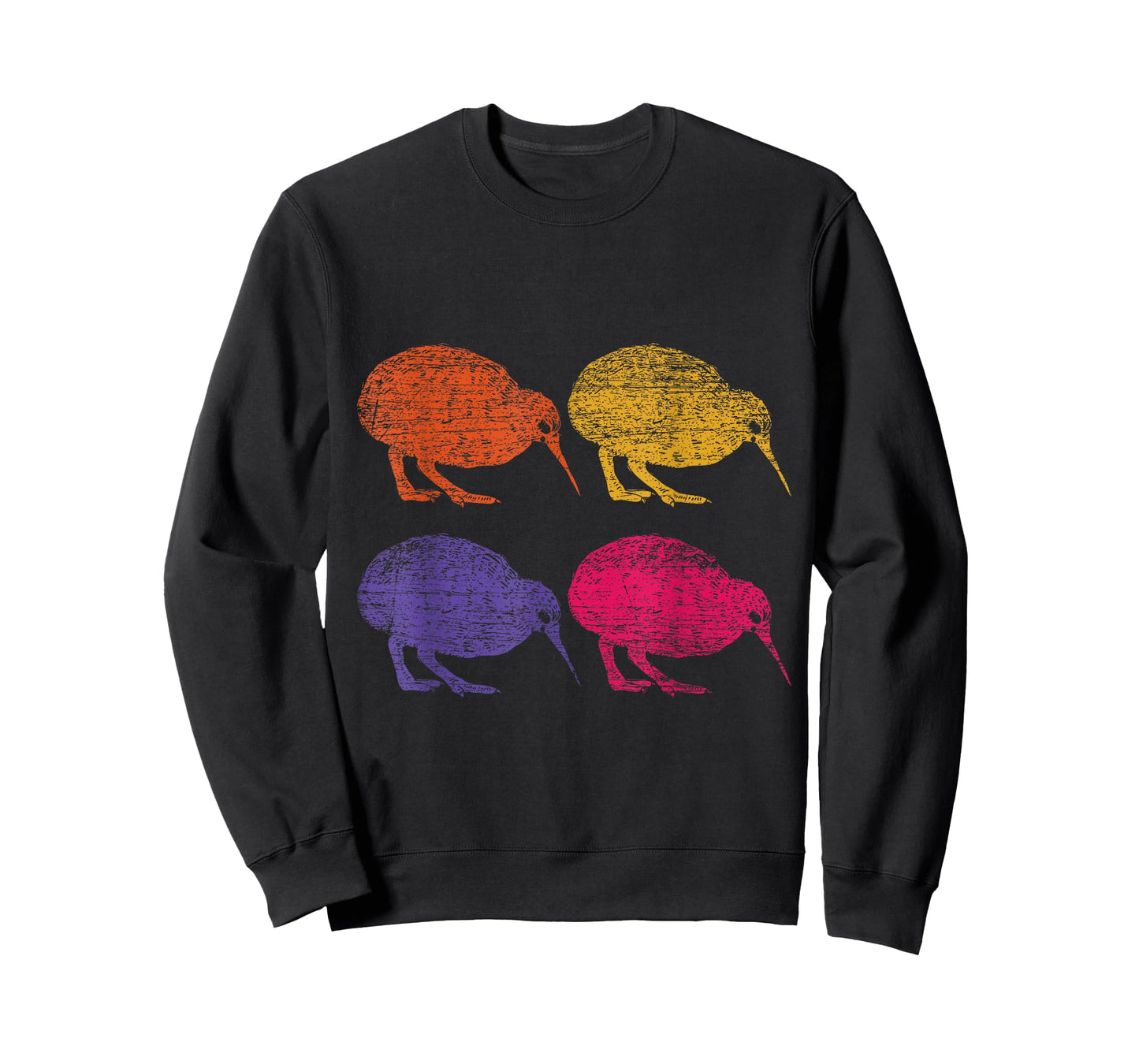Cute Bird Retro Kiwi NZ New Zealand T-Shirt