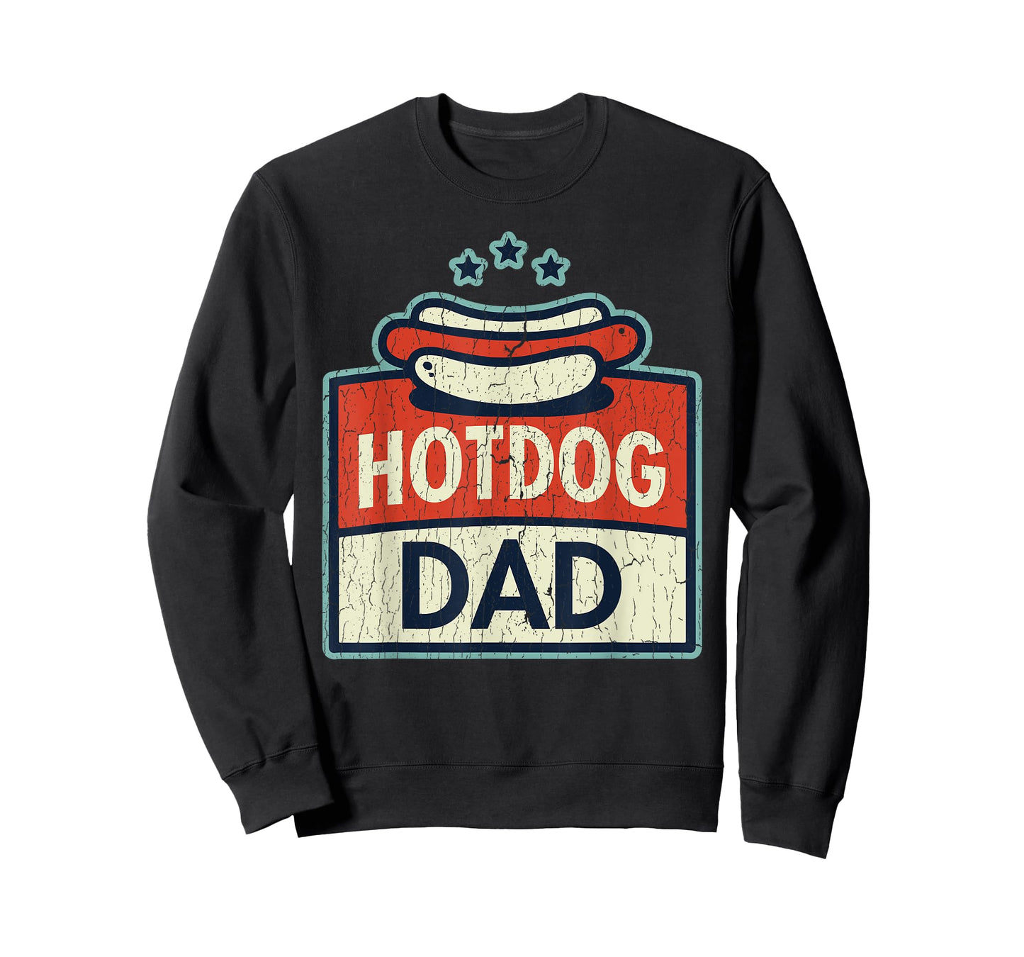 Mens Funny Hotdog Dad Hot Dog Outfit Clothes Gift Father T-Shirt