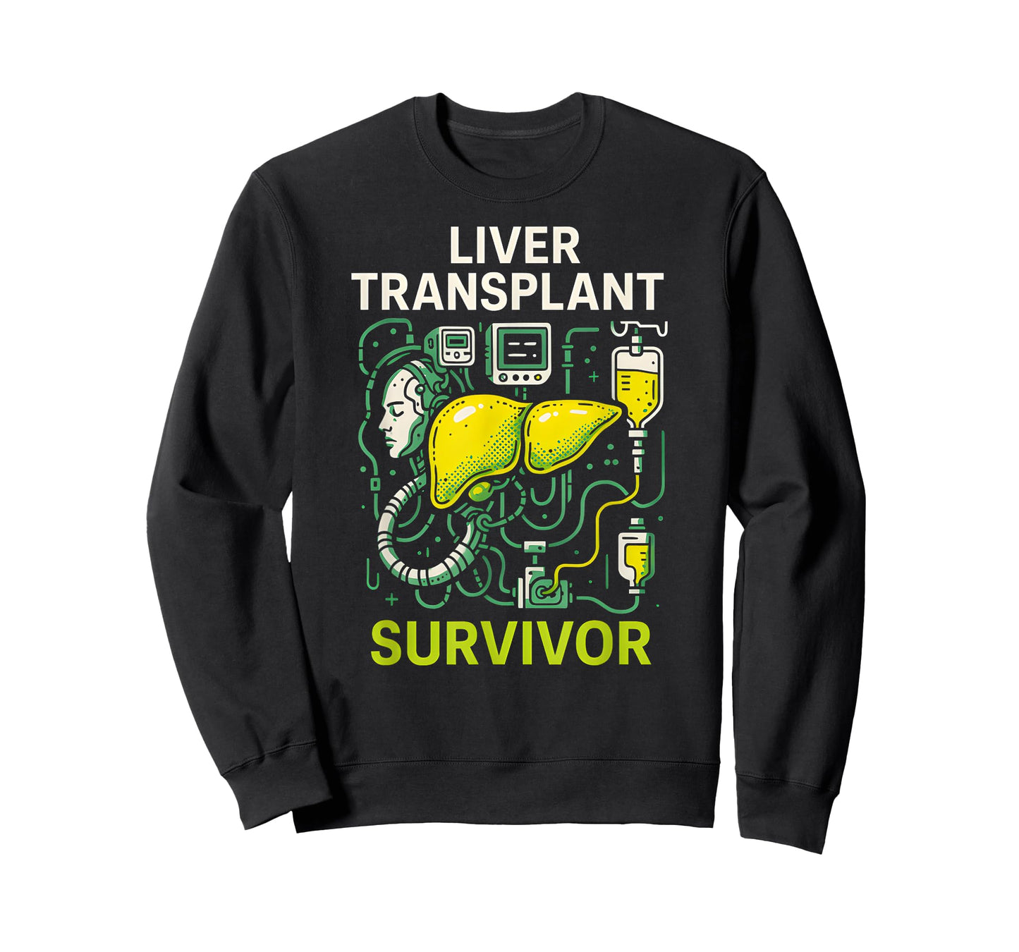 Recovery Warrior Liver Transplant Survivor Cool Mens Patient T-Shirt