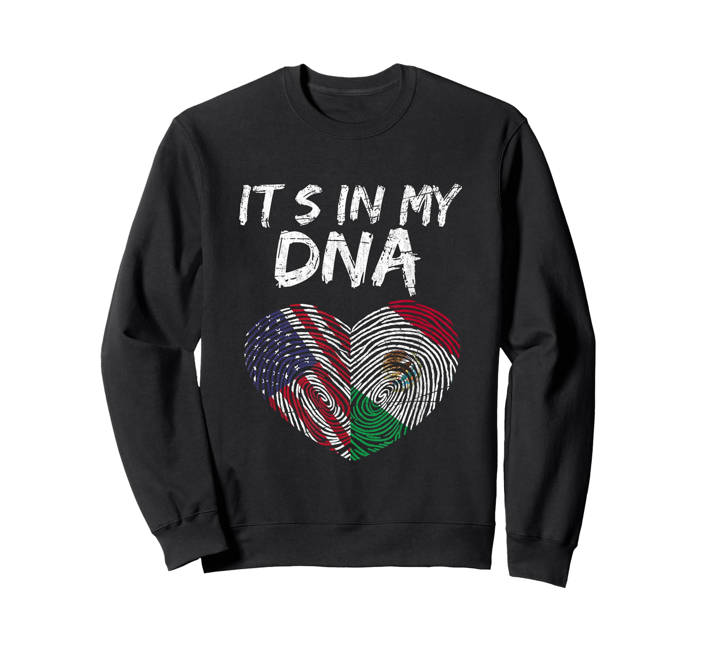 DNA USA Flag American Mexican Flag Mexico T-Shirt
