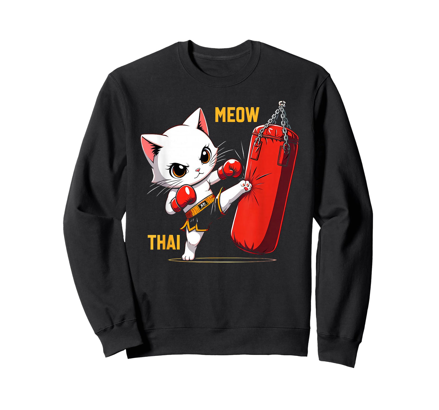 Muay Thai Cat, Meow Thai, Thai Boxing For Youth, Muay Thai T-Shirt