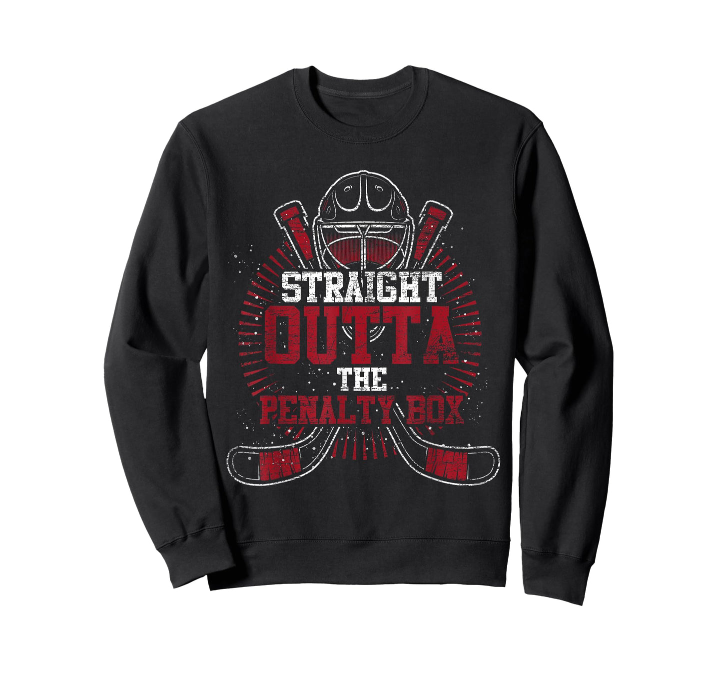 Straight Outta The Penalty Box Hockey Player Gift Hockey T-Shirt