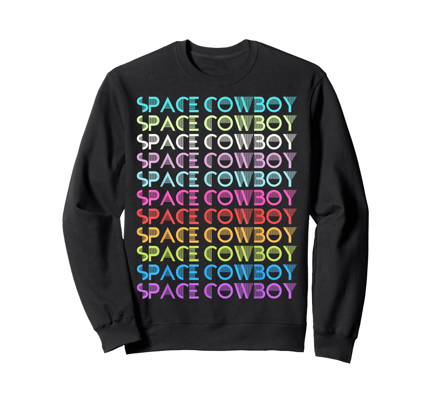 Howdy Cosmic Space Cow Boy Rodeo Country Vintage Western T-Shirt