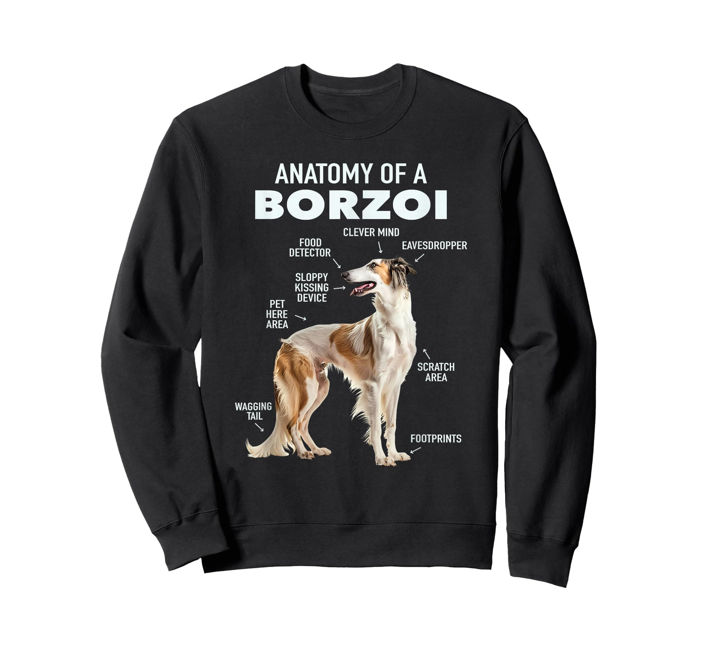 Anatomy Of A Borzoi T-Shirt