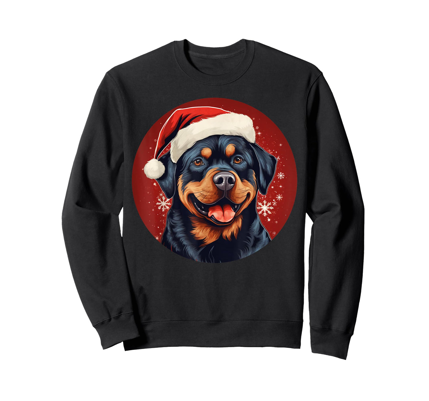 Rottweiler Mom Dad Xmas Gift Rottie Dog Lovers Christmas T-Shirt for Men Women Kids