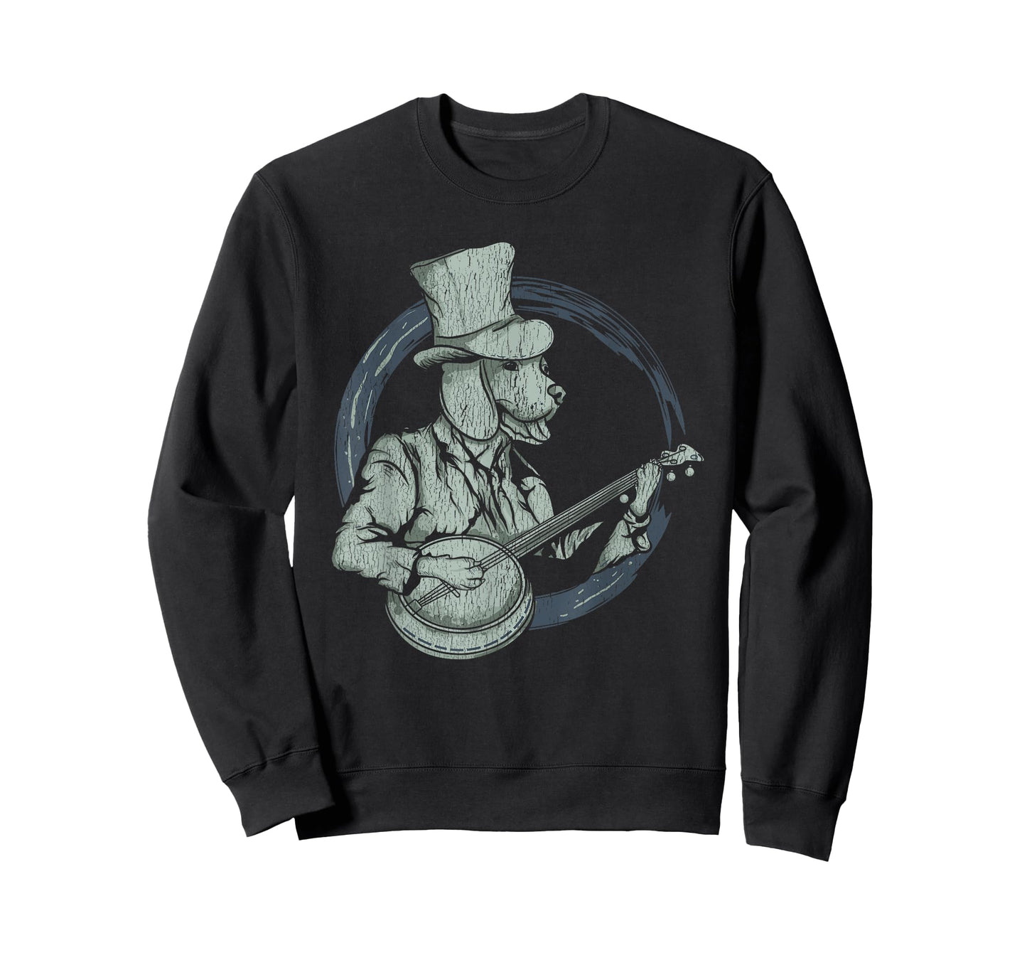 Vintage Bluegrass banjo tshirt - southern line dance dog t T-Shirt