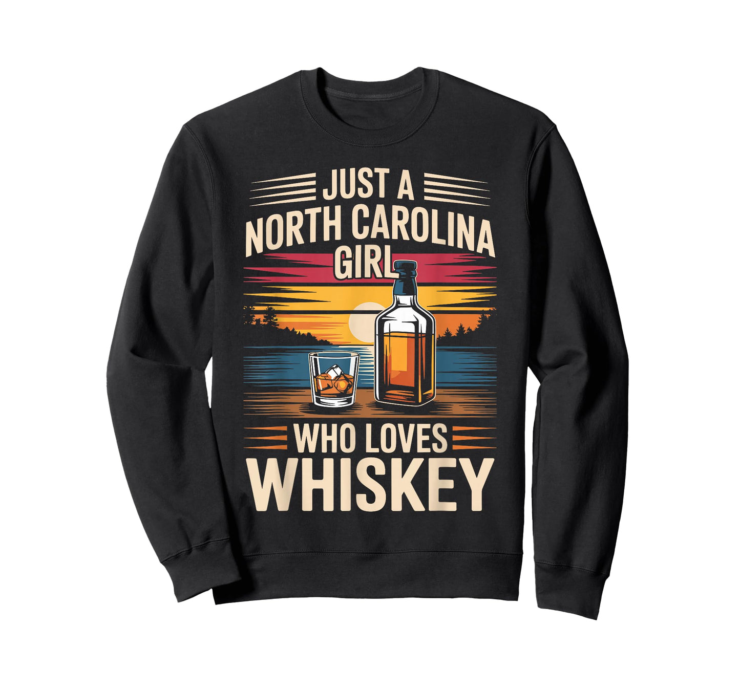 Just A Carolina Girl Who Loves Whiskey T-Shirt