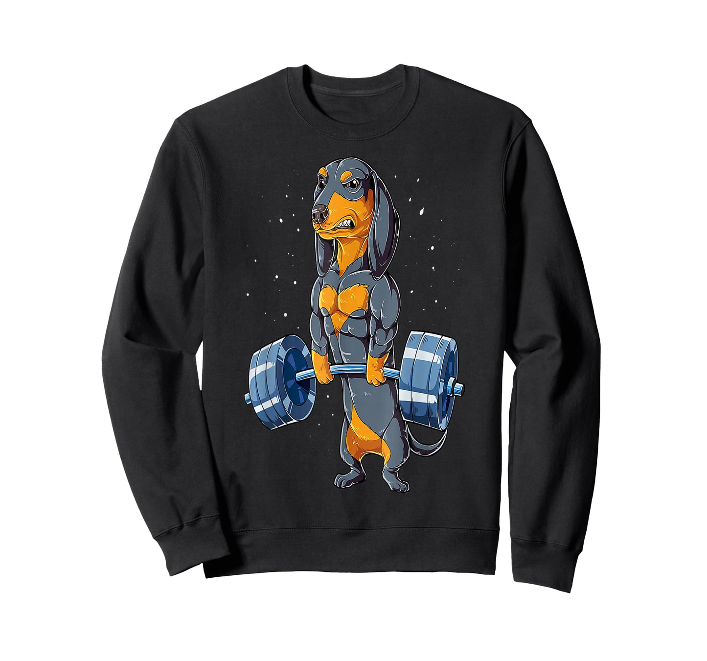Dachshund Weightlifting Funny Bodybuilder Weight Lifter T-Shirt