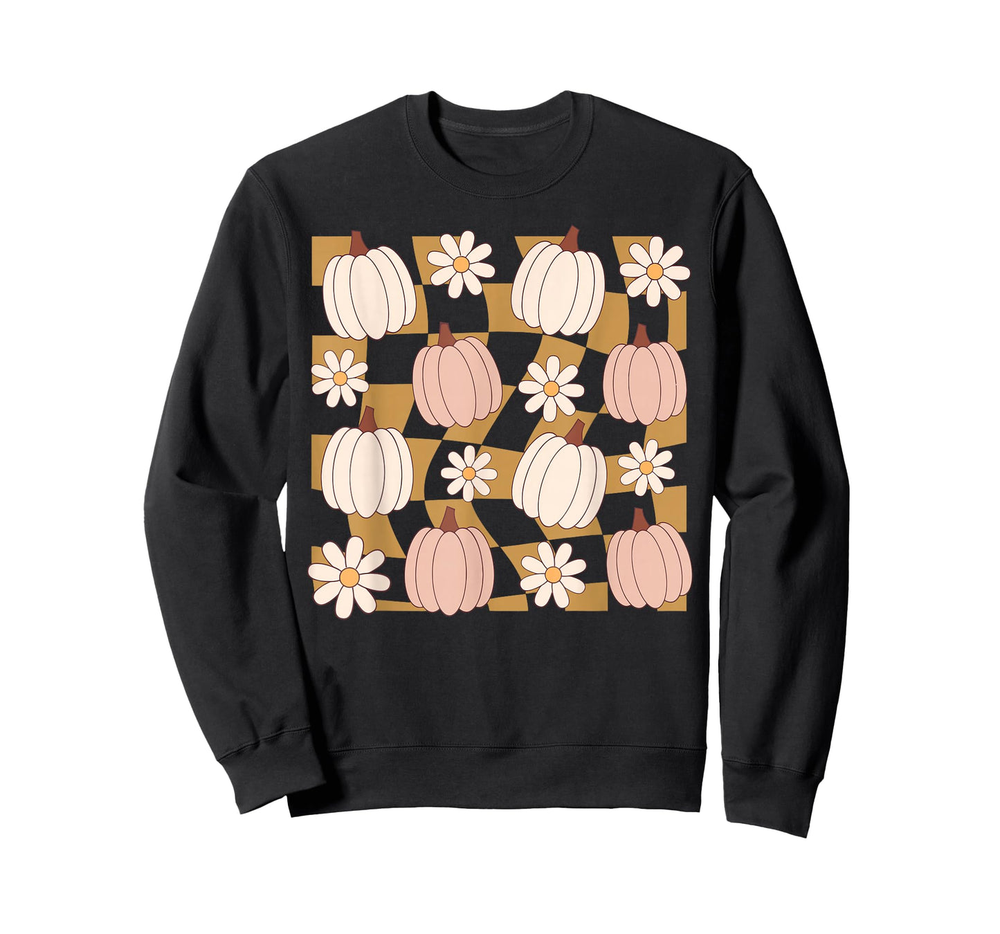 Wildflower Pumpkin Season Autumn Fall Leaves Thanksgiving T-Shirt