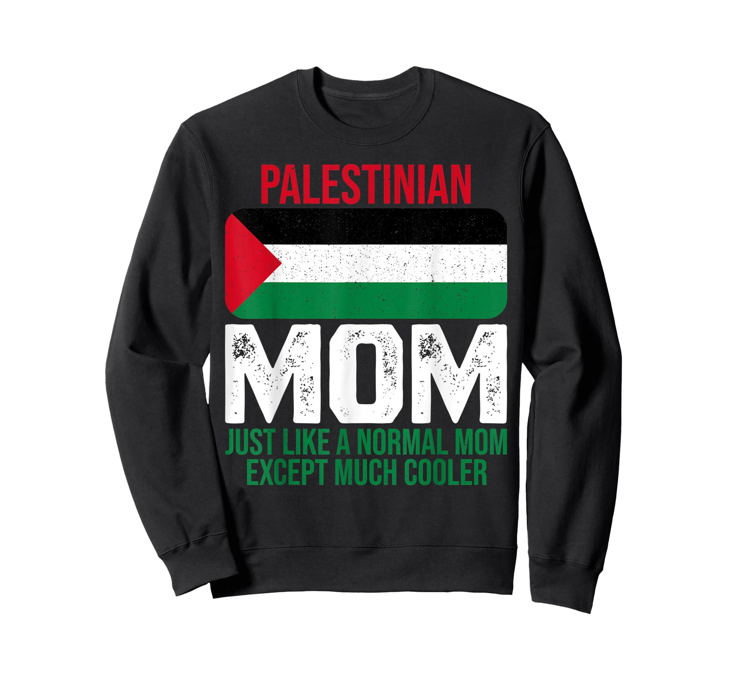 Vintage Palestinian Mom Palestine Flag Design Mother's Day T-Shirt