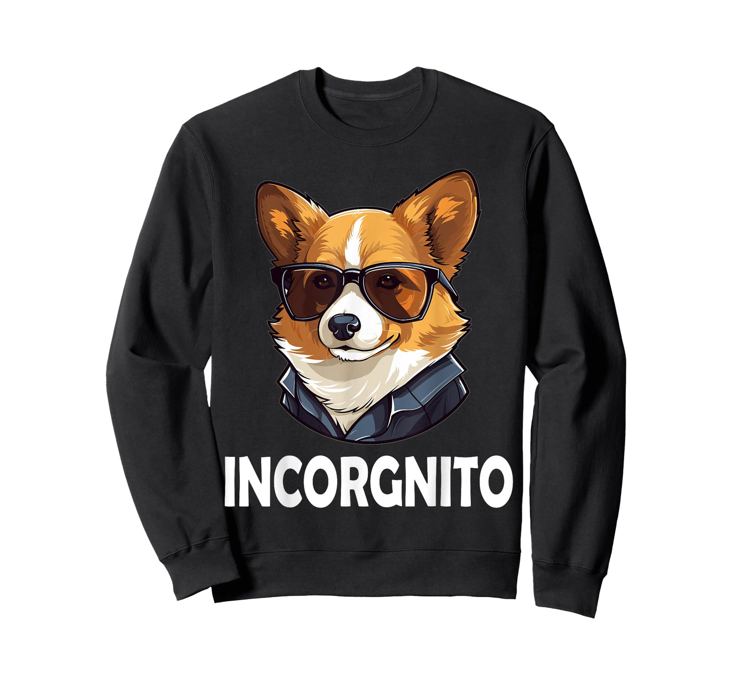 Funny Welsh Corgi with Sunglasses Dog Breed - Incorgnito T-Shirt for Men Women Kids