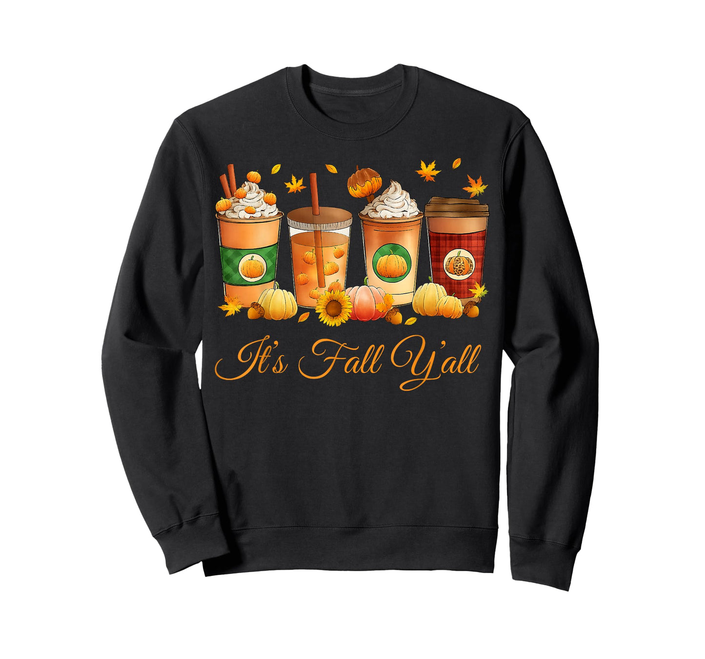 It’s Fall Y’All Pumpkin Spice Coffee Autumn Season T-Shirt