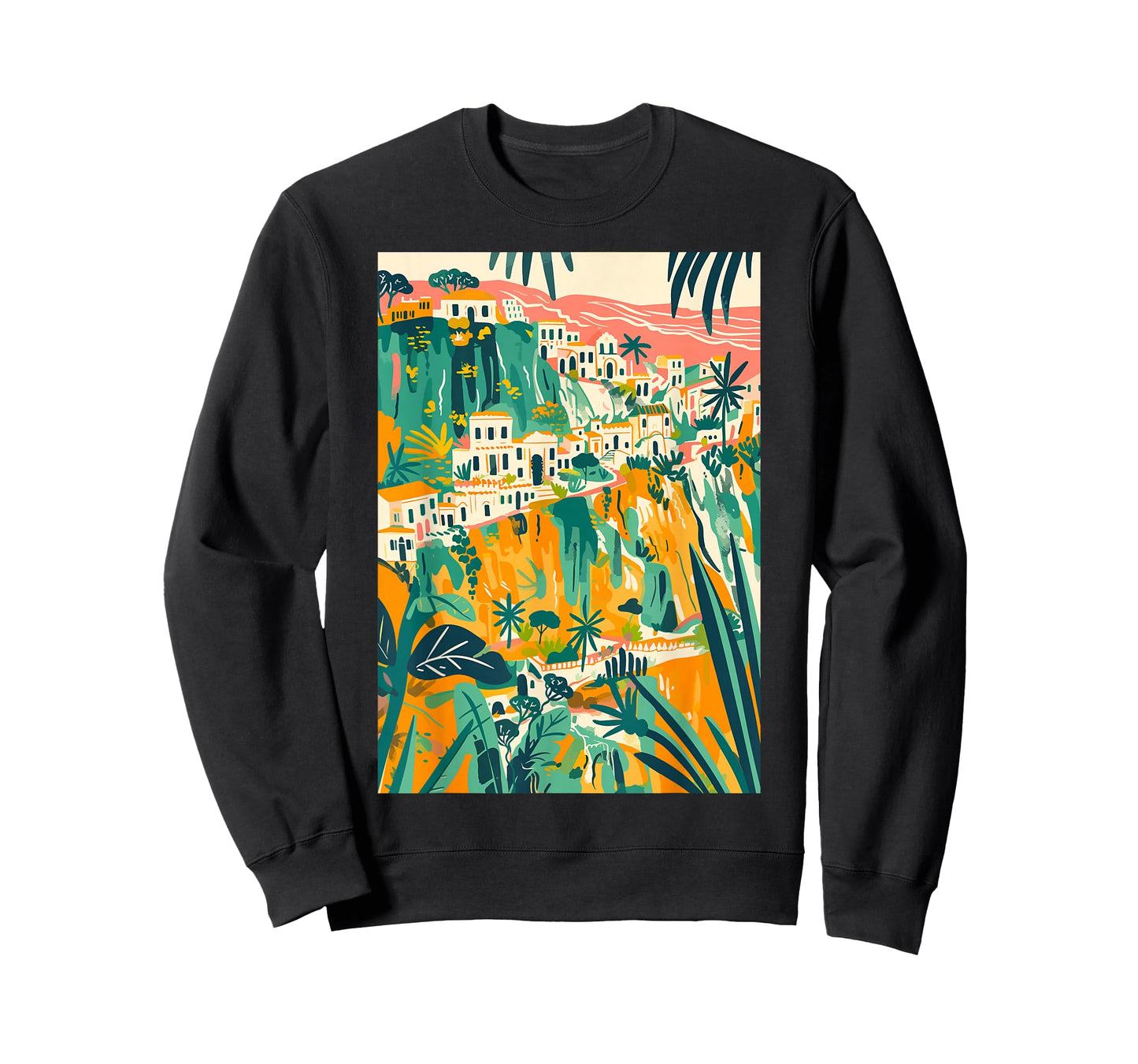Italy Theme Matera Illustration T-Shirt
