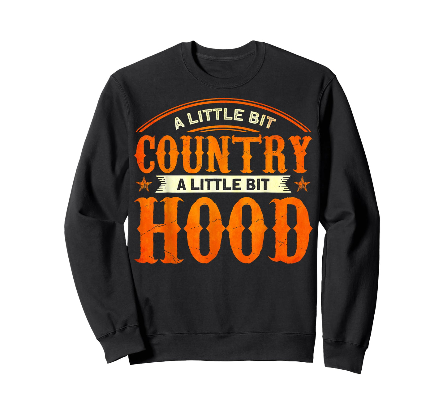 Country Music Lovers A Little Bit Country A Little Bit Hood T-Shirt