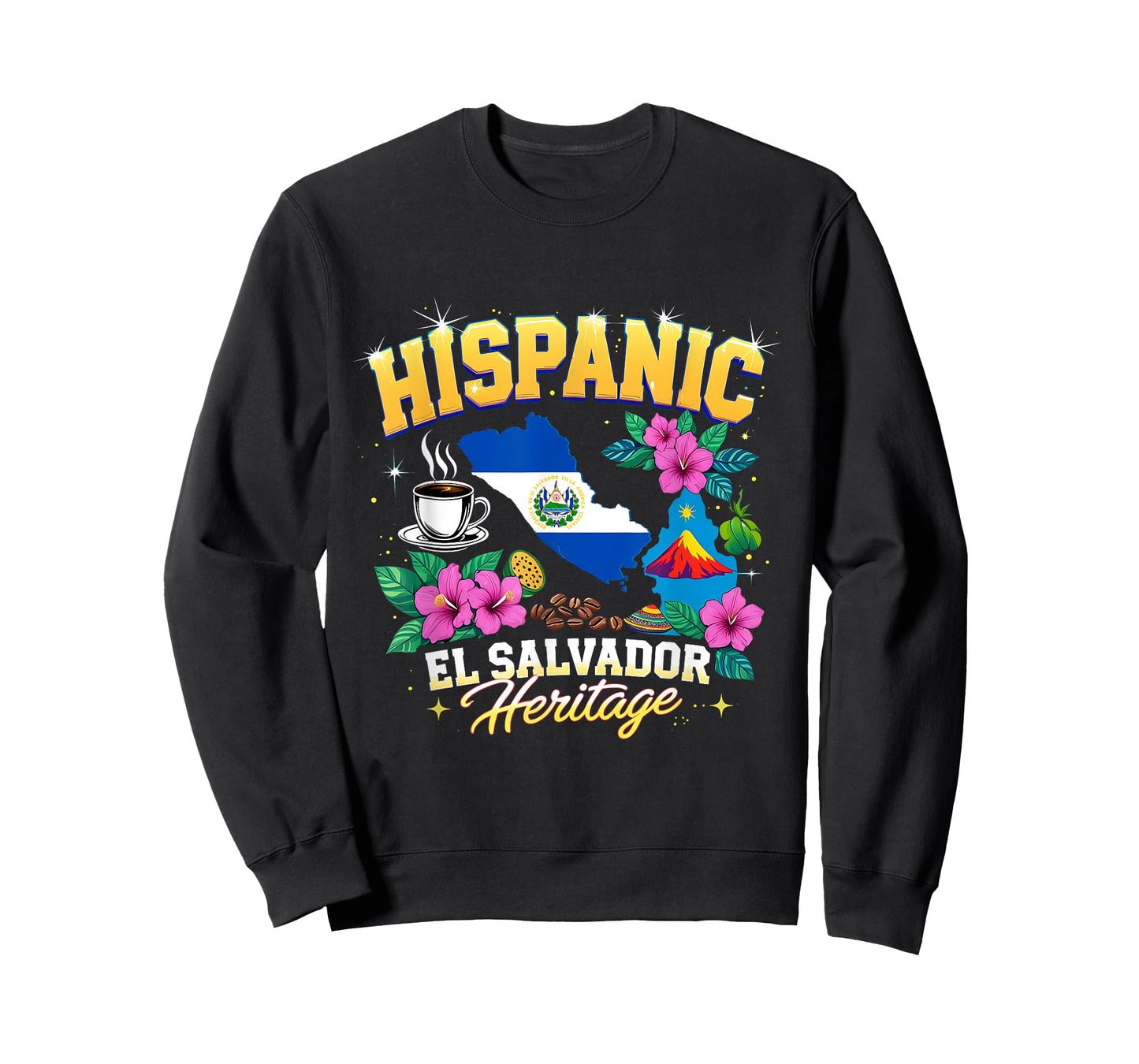 El Salvador Heritage Pride Hispanic Roots T-Shirt