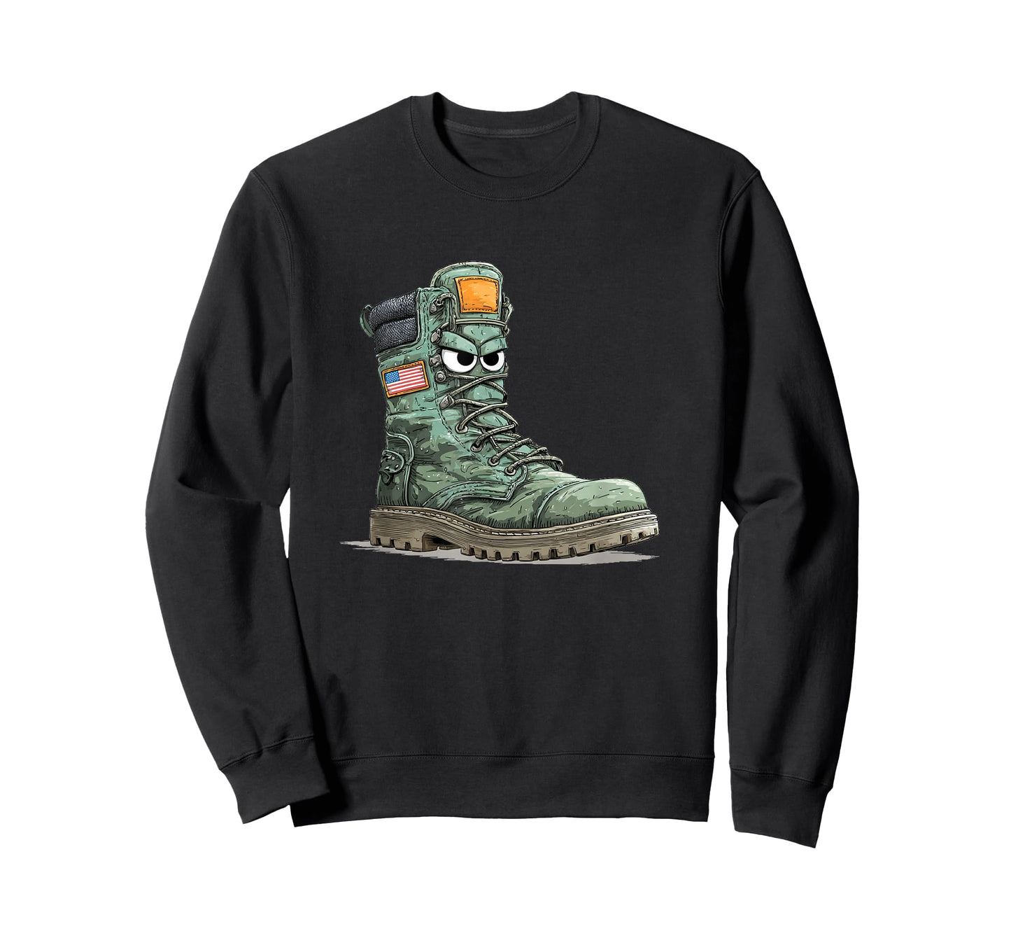 Funny Shoe Face in US Colors for Boys and Girls T-Shirt