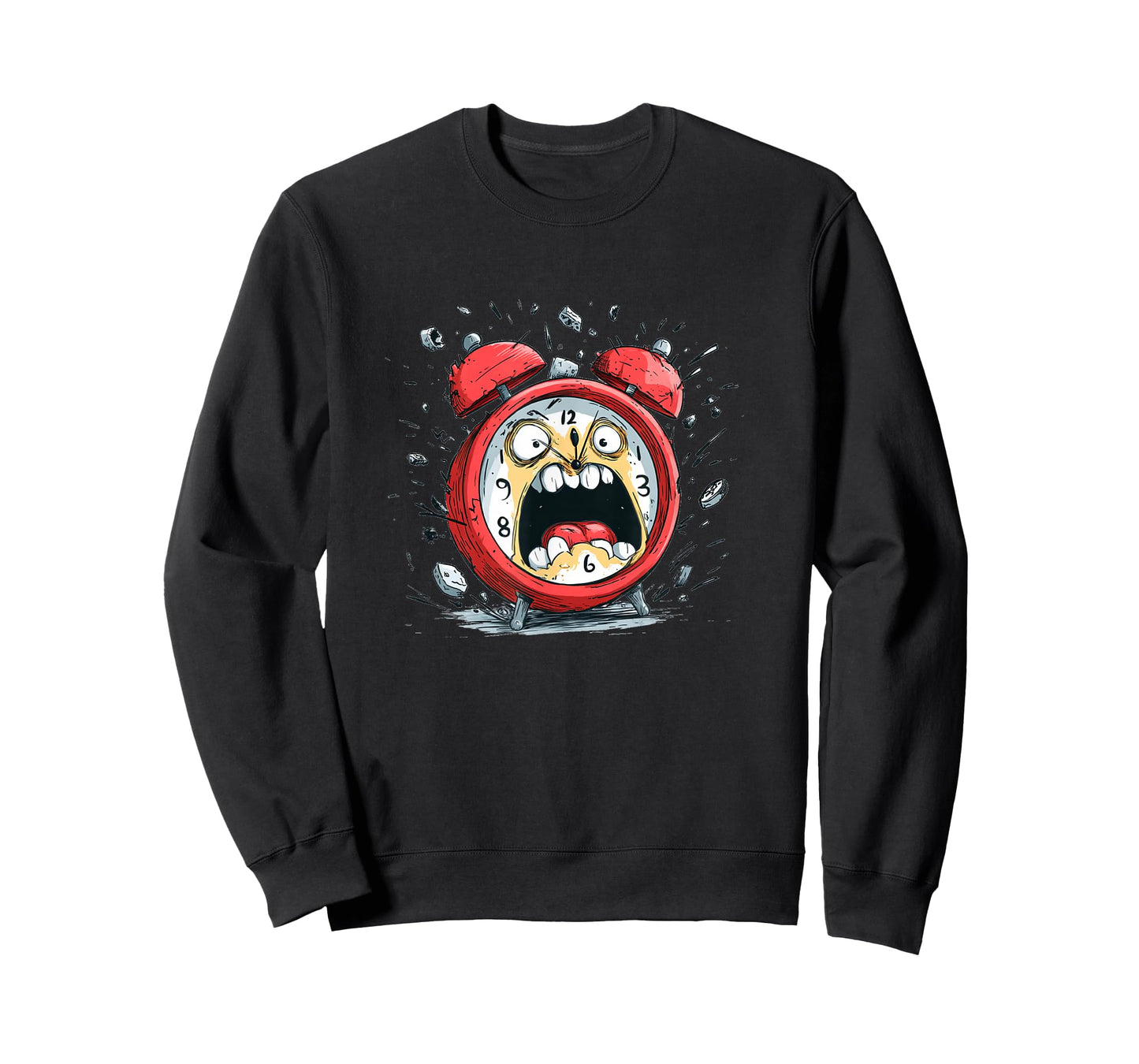 Funny Freaking Out Alarm Clock Costume T-Shirt