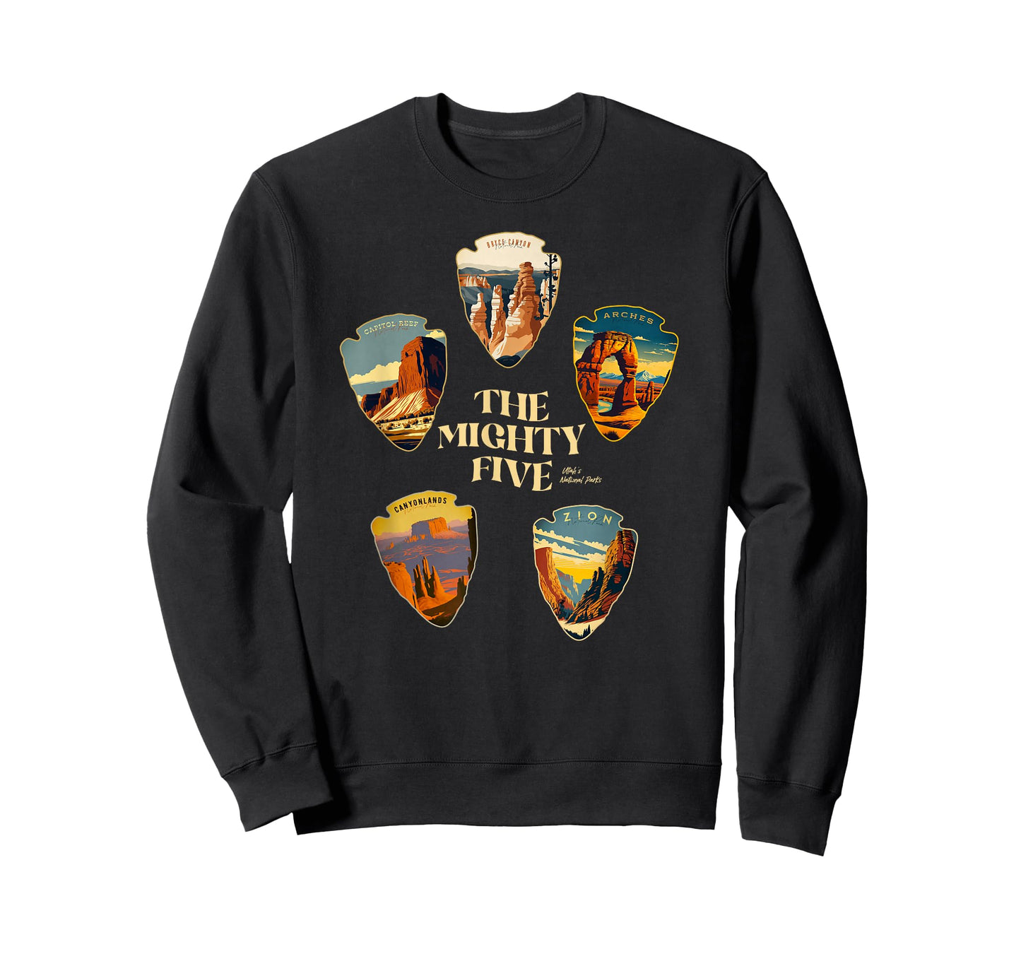 Utah Mighty Five National Parks T-Shirt