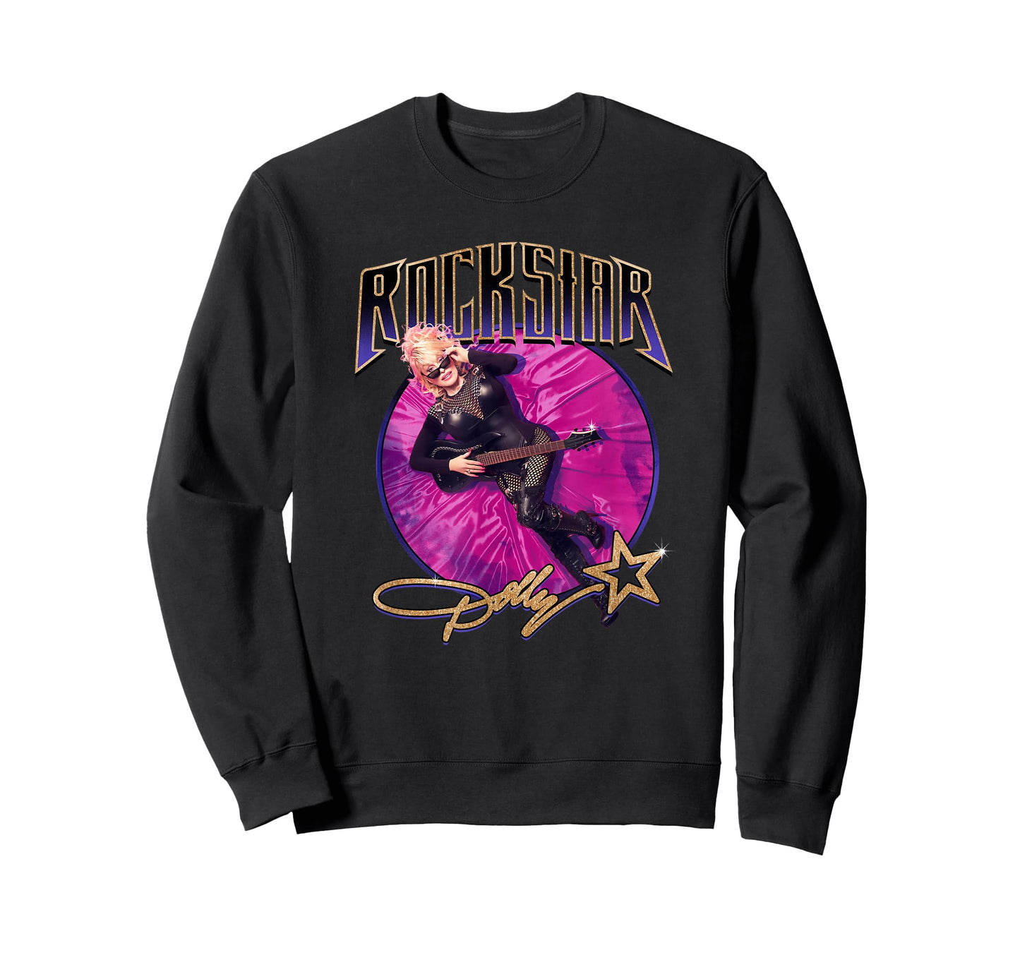 Dolly Parton Pink Velvet Rockstar T-Shirt