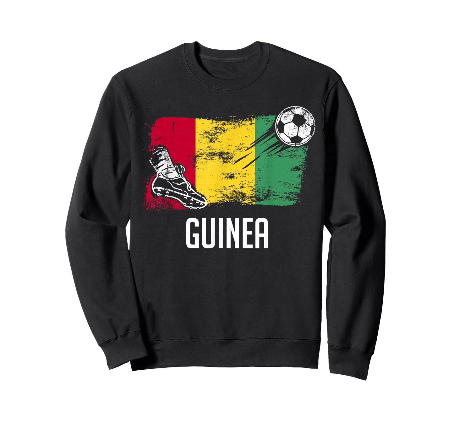 Guinea Flag Jersey Guinean Soccer Team Guinean T-Shirt