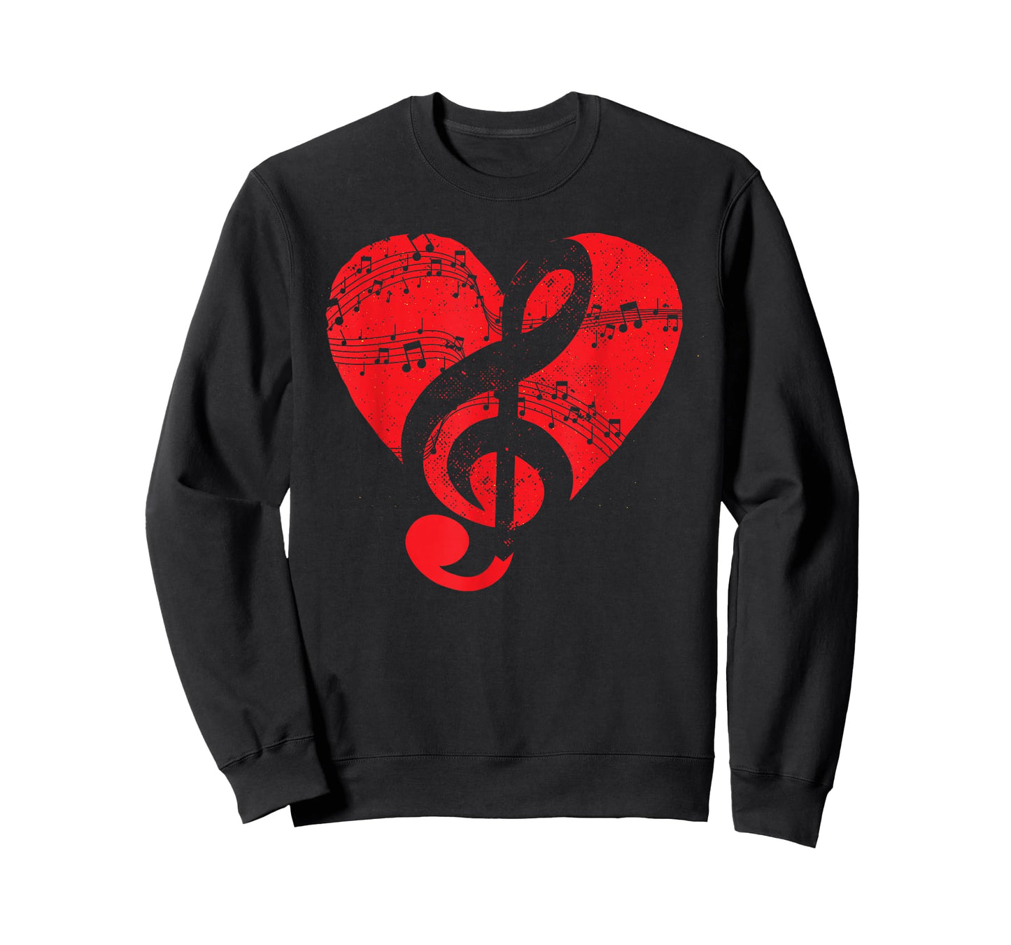 Musician Music Lover Treble Clef Heart Music Notes Music T-Shirt
