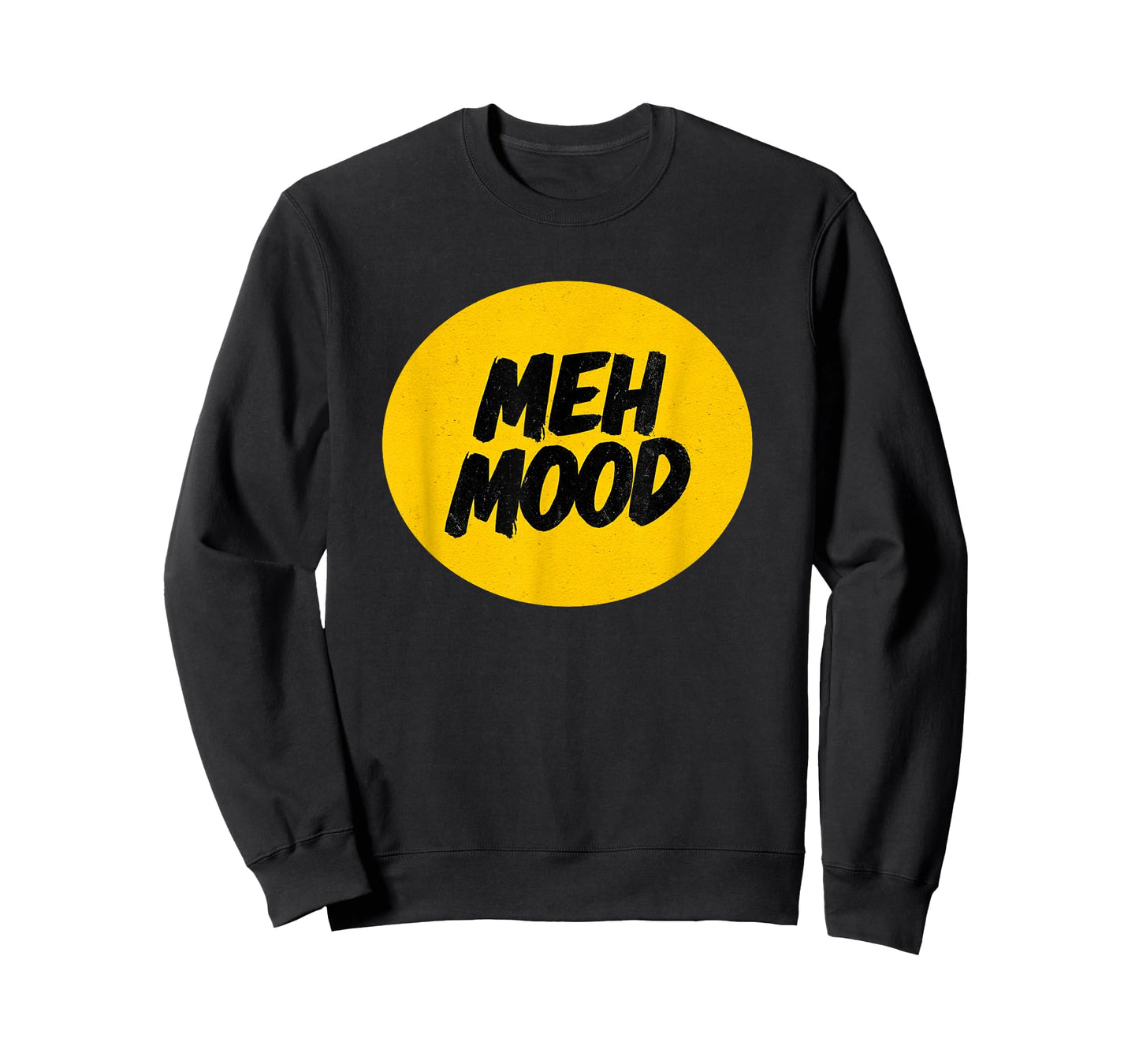 Bright Yellow Meh Mood Speech T-Shirt