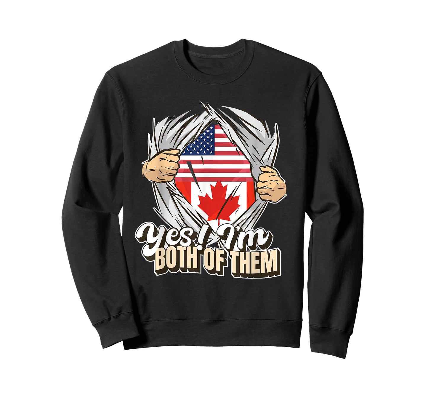 Yes I'm Both Of Them Dual Citizenship Canada T-Shirt