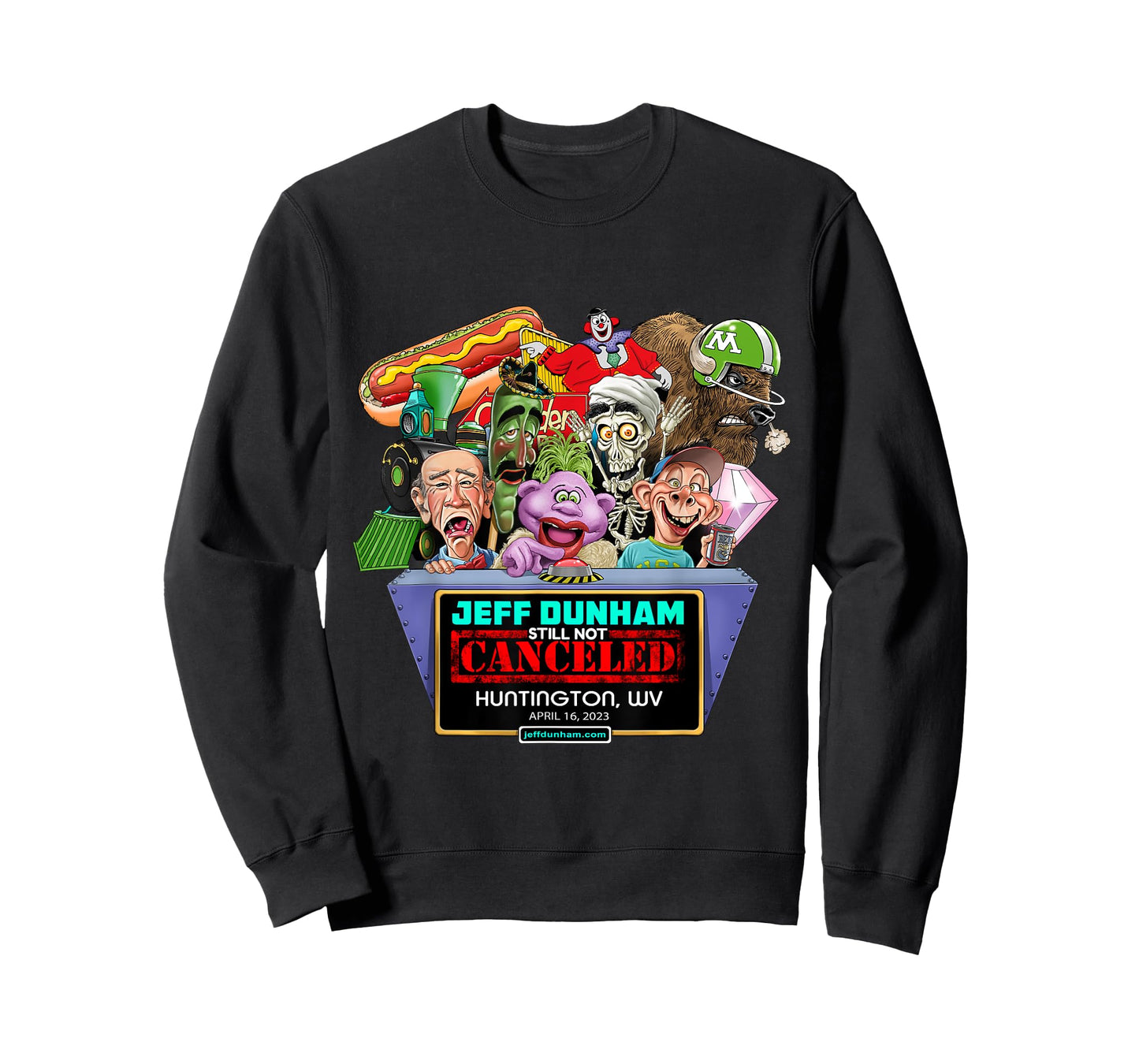 Jeff Dunham Huntington, WV (2023) T-Shirt