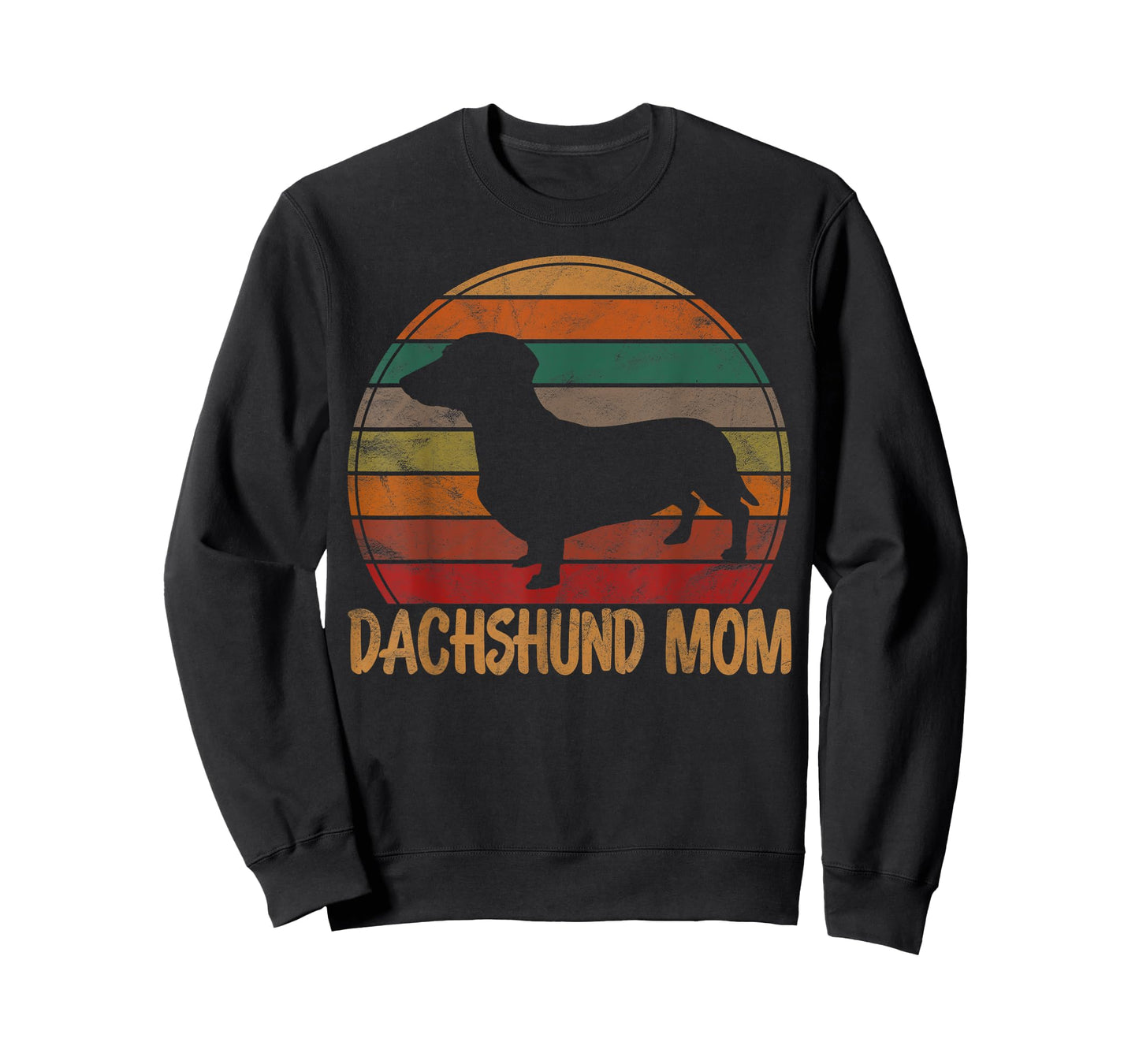 Retro Dachshund Mom Gift Doxie Dog Owner Mother Pet Mama T-Shirt for Men Women Girls Kids