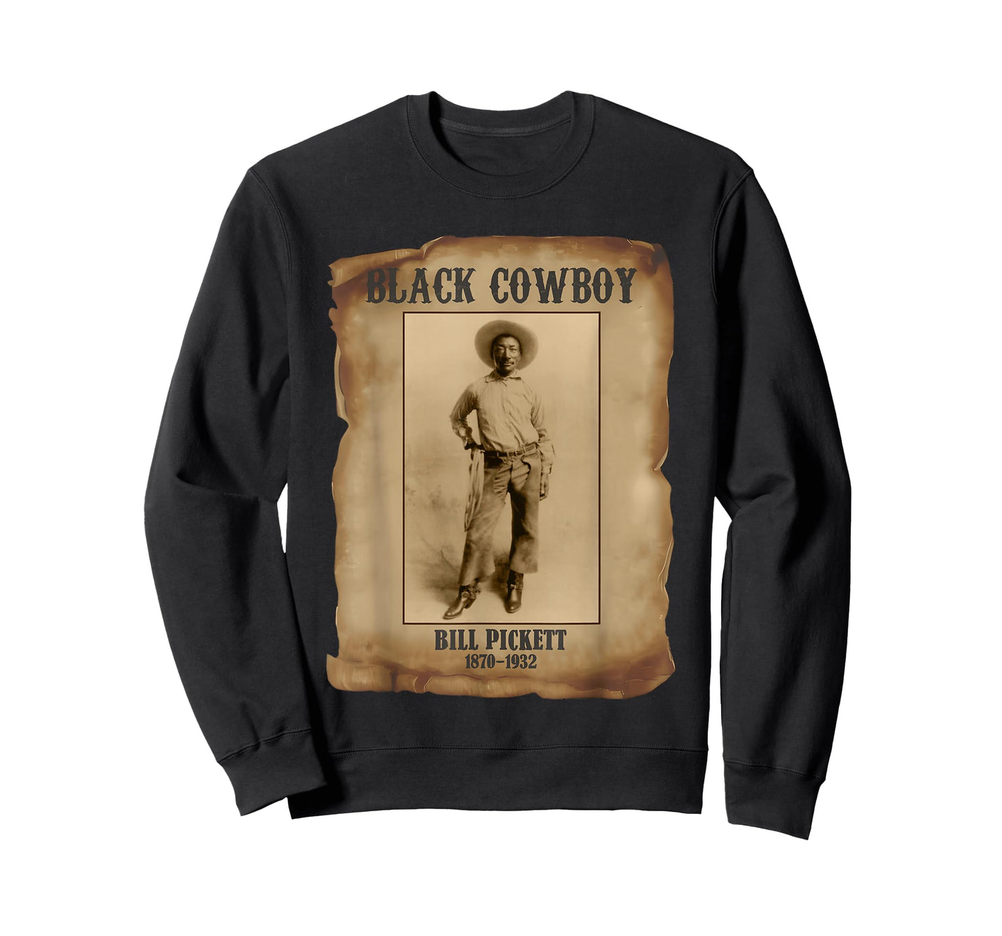 Bill Pickett Black Cowboy Rodeo Legend African American T-Shirt