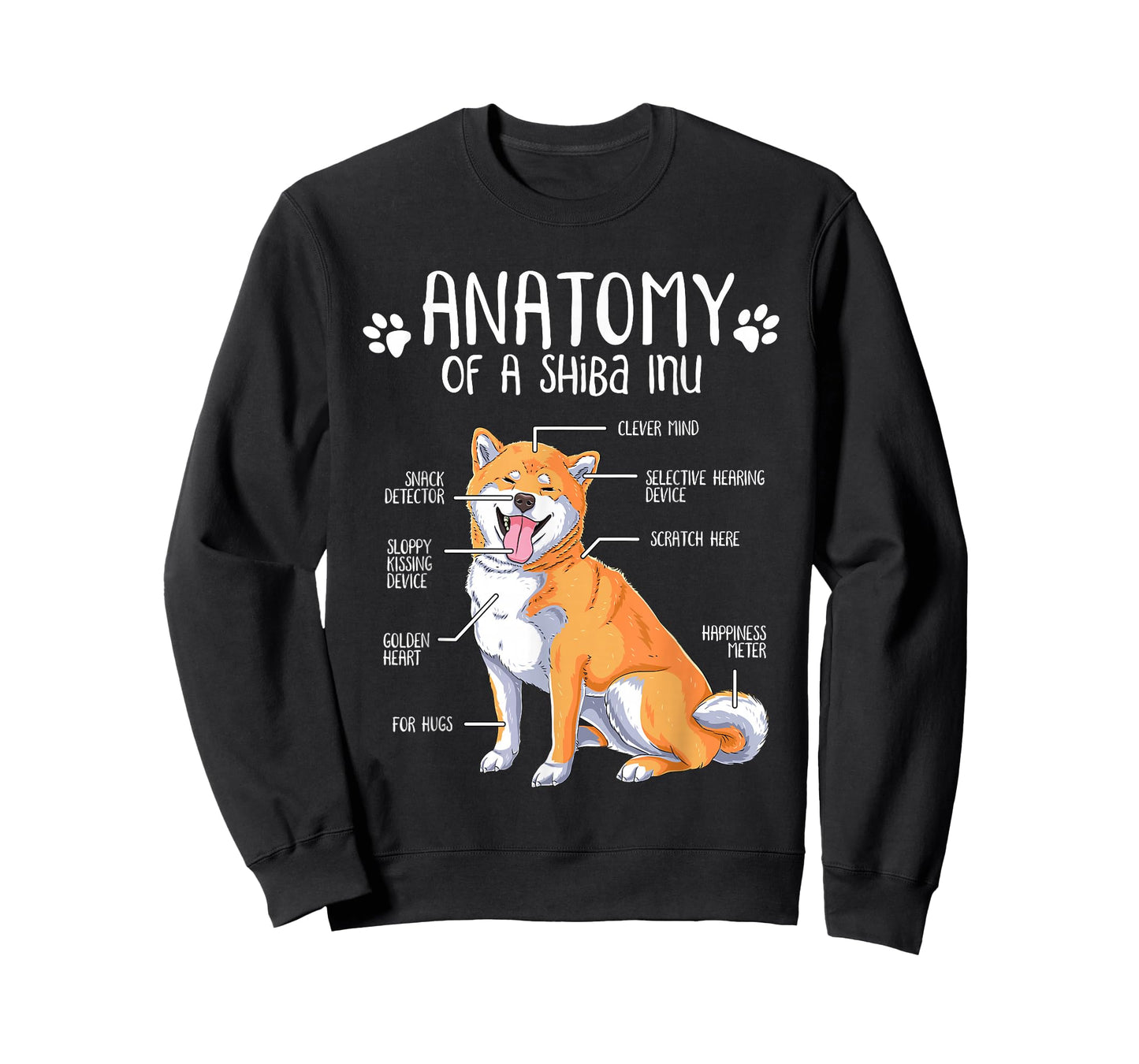 Funny Anatomy of a Shiba Inu Dog Lover Cute Shiba Inu T-Shirt