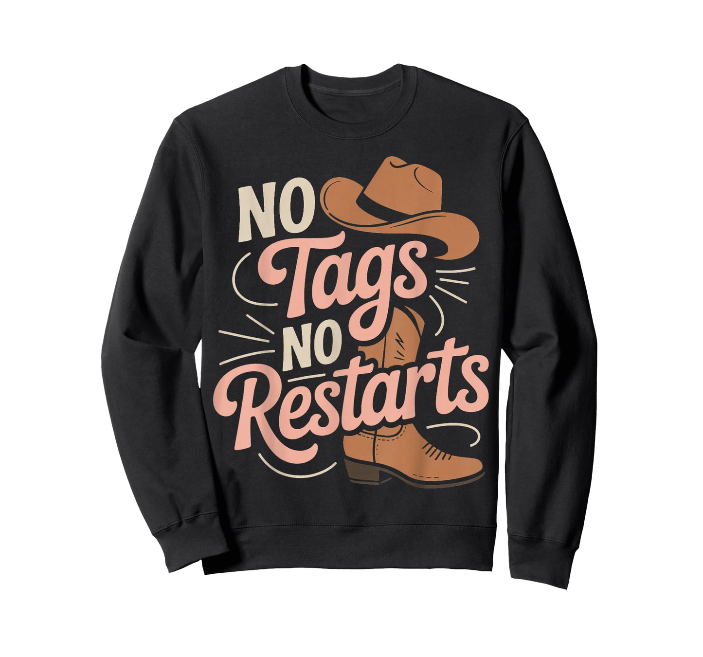No Tags No Restarts Line Dancing Line Dance Line Dancer T-Shirt