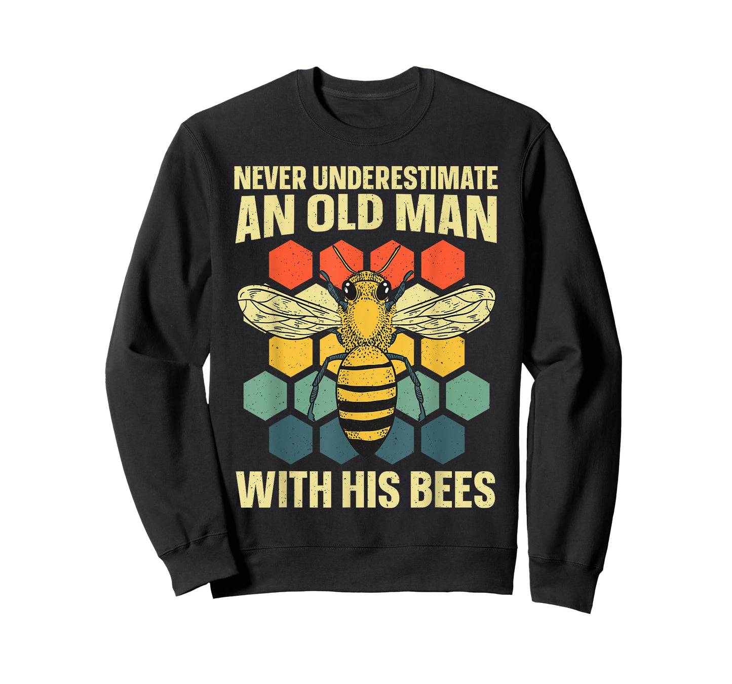 Beekeeping Art For Men Dad Grandpa Bee Apiary Beekeeper T-Shirt
