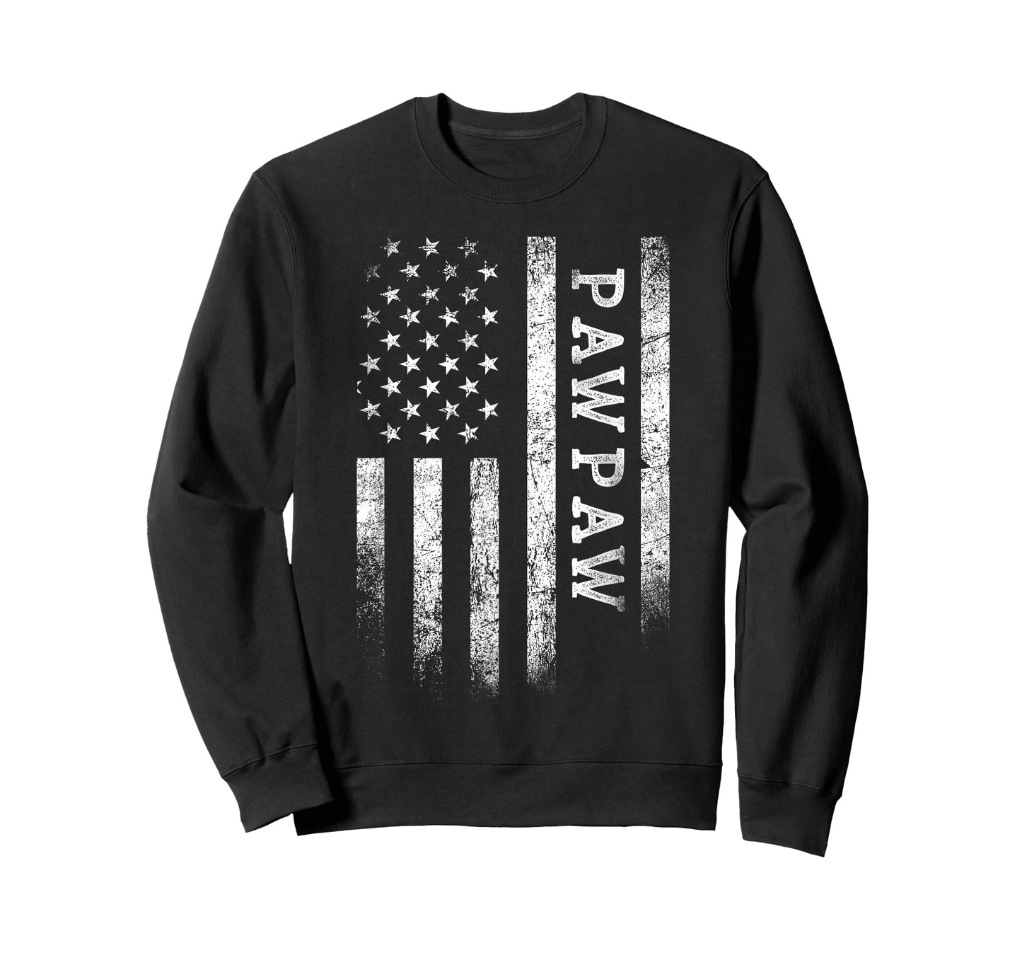 Pawpaw American Flag Pawpaw Gifts Patriotic Father's Day T-Shirt
